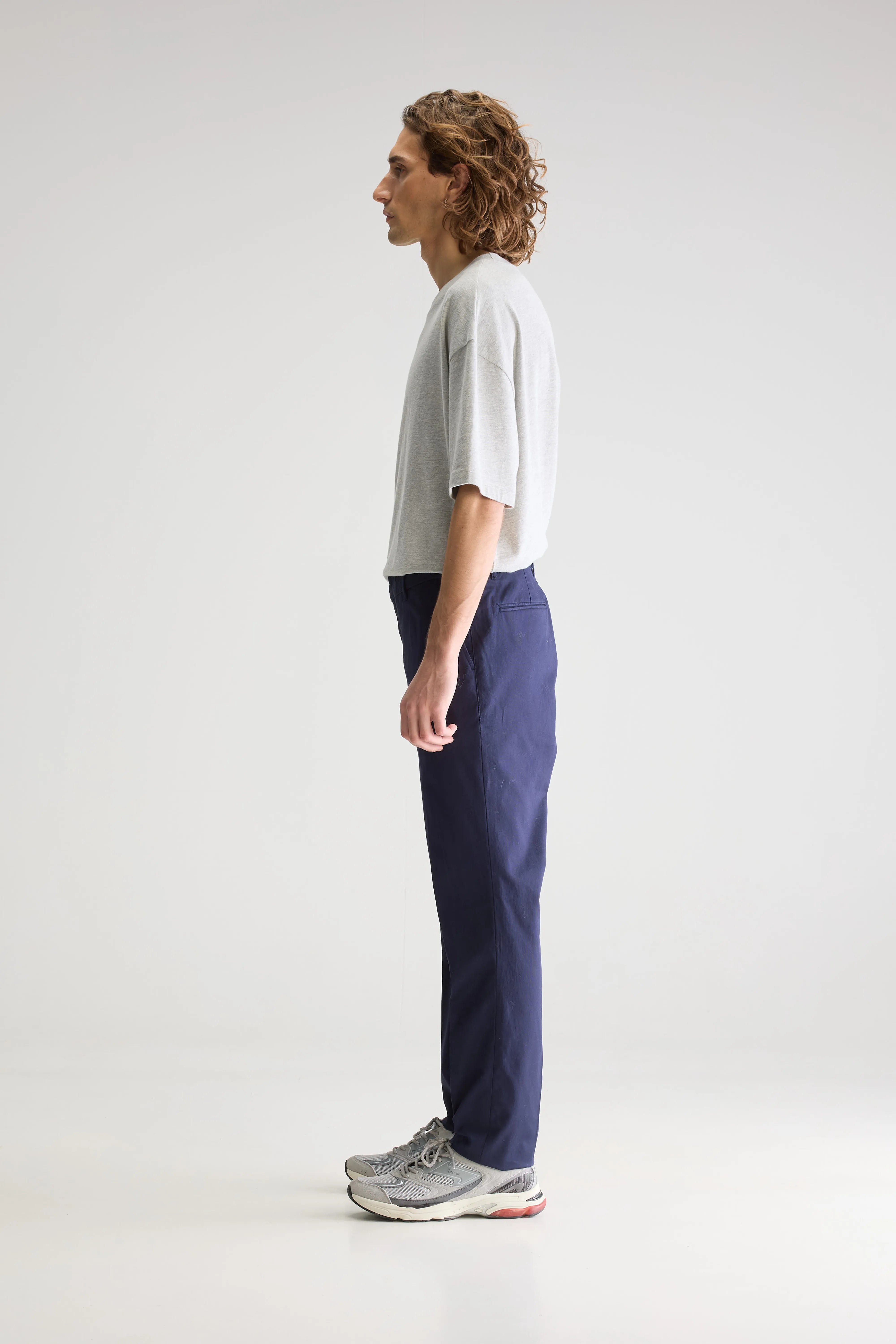 Stanley Tapered Trousers - Navy For Men | Bellerose