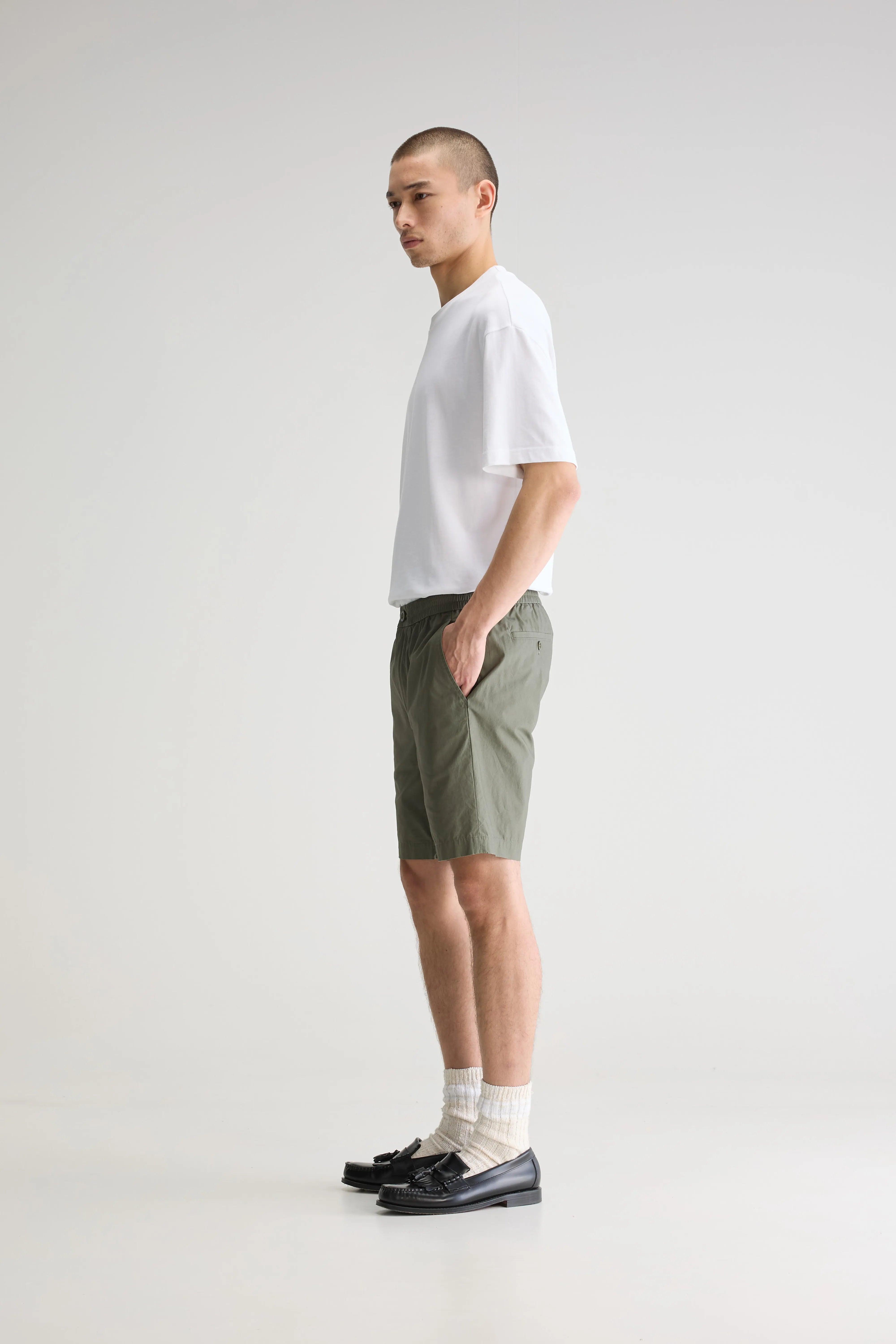 Joel Klassieke Shorts - Army Voor Heren | Bellerose