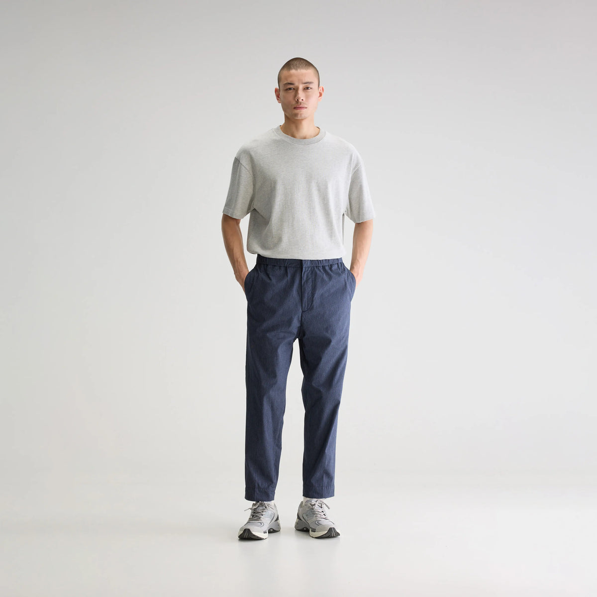 パンツ PIN STRIPED SIDE POCKET TAPERED PANTS BM25111420S1080-STA_1.webp?