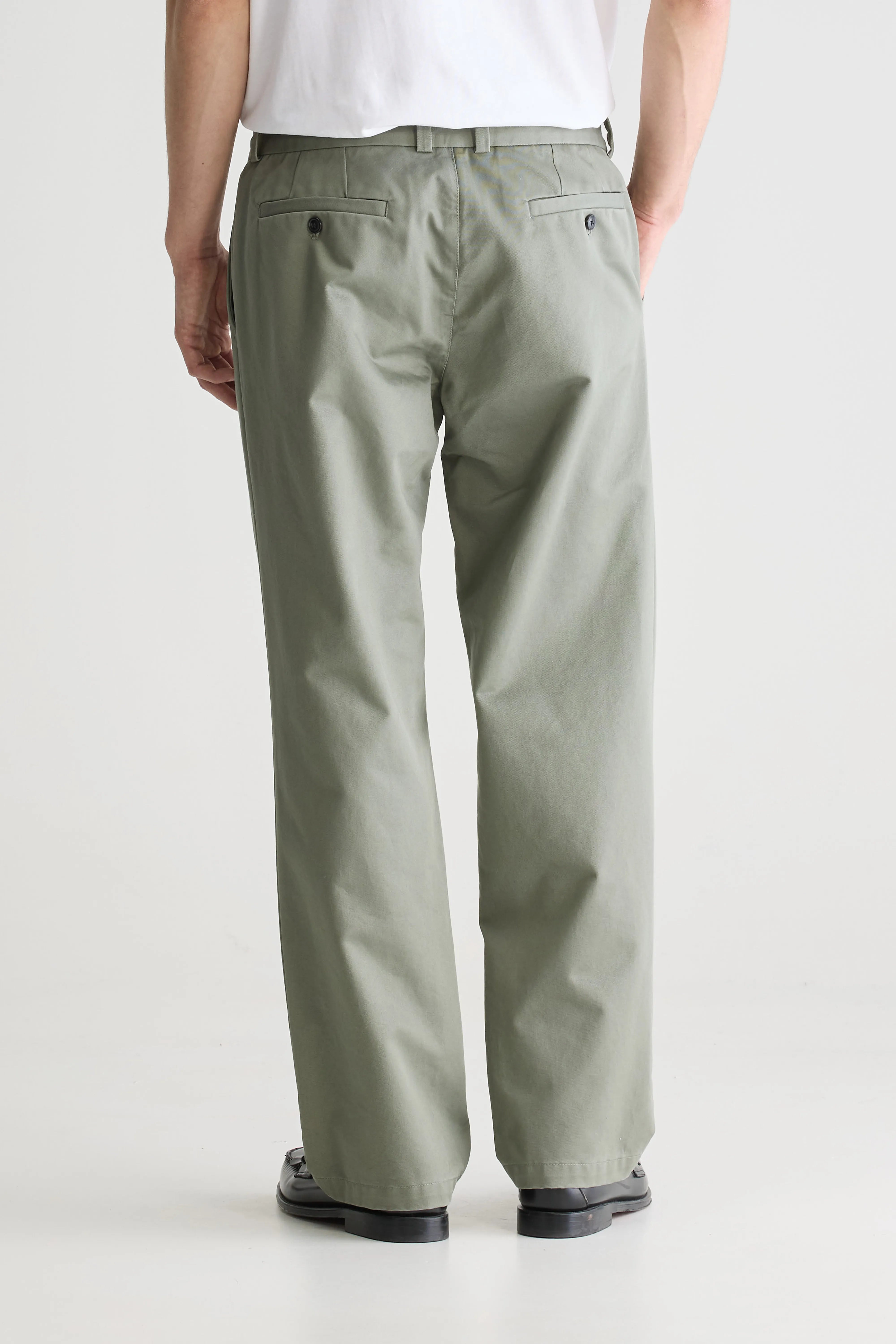 Pantalon Chino Jaggot - Dusty olive Pour Homme | Bellerose