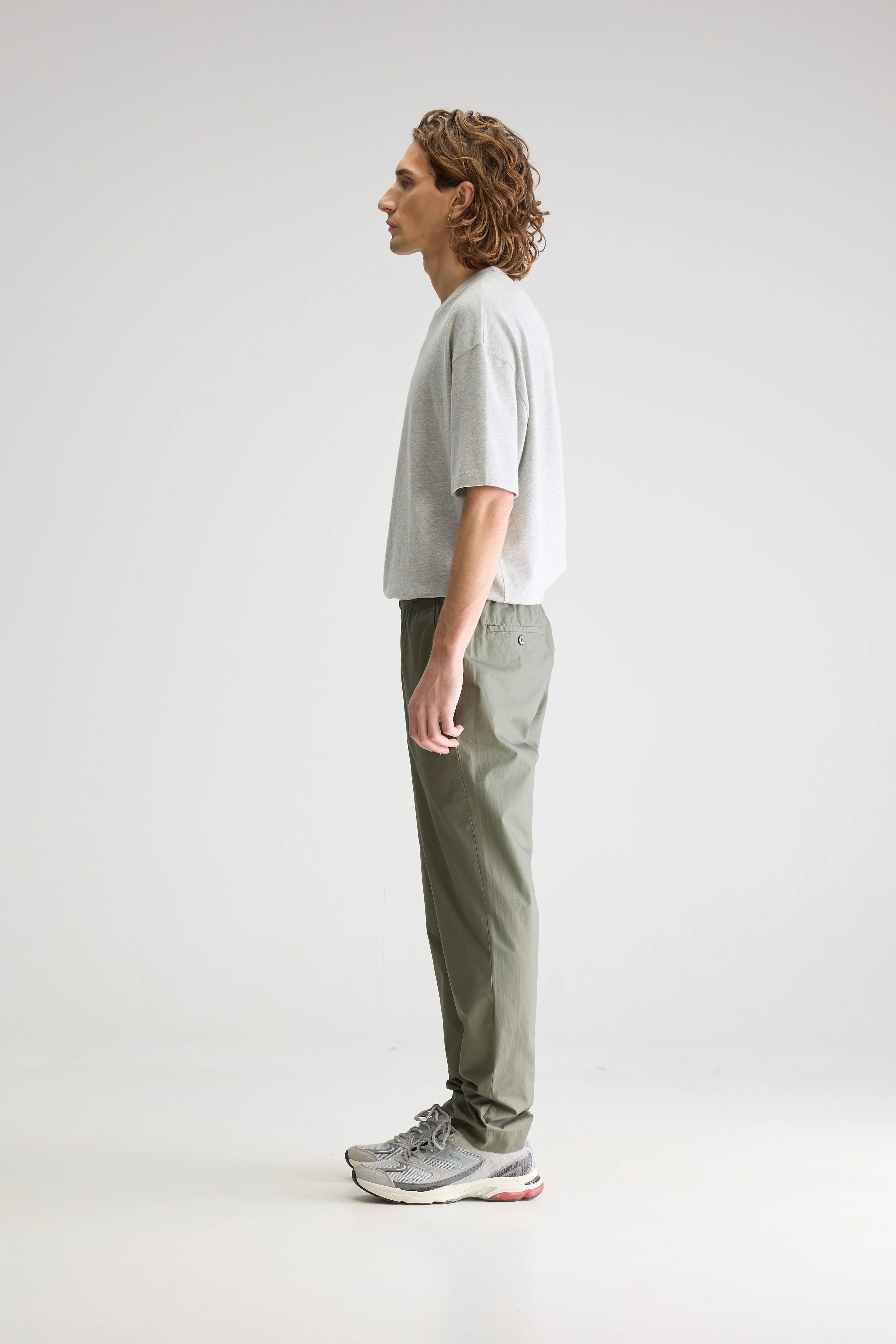 Jordy Chino Trousers - Army For Men | Bellerose