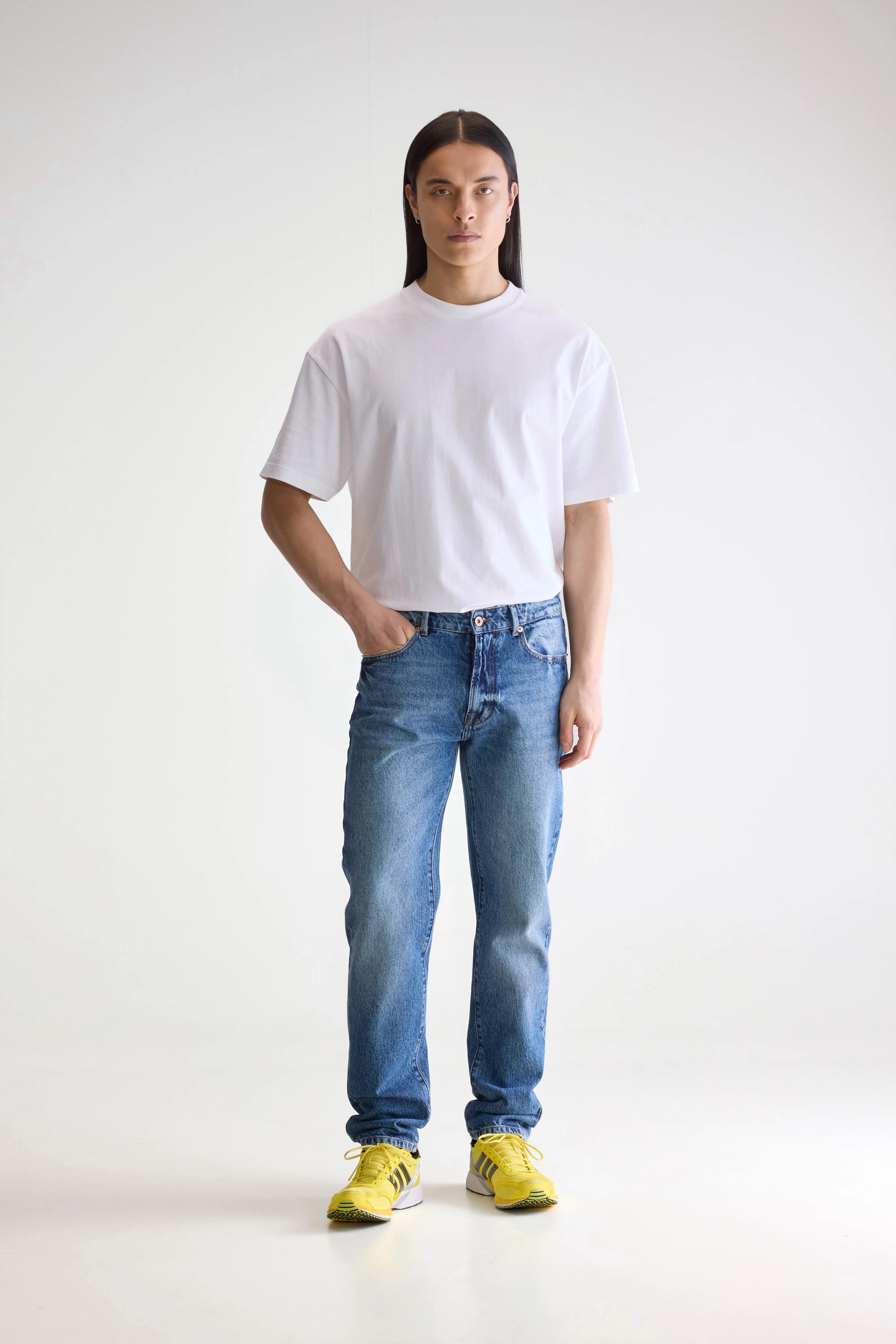 Denim N. 04 Slim Jeans - Md blue marble Voor Heren | Bellerose