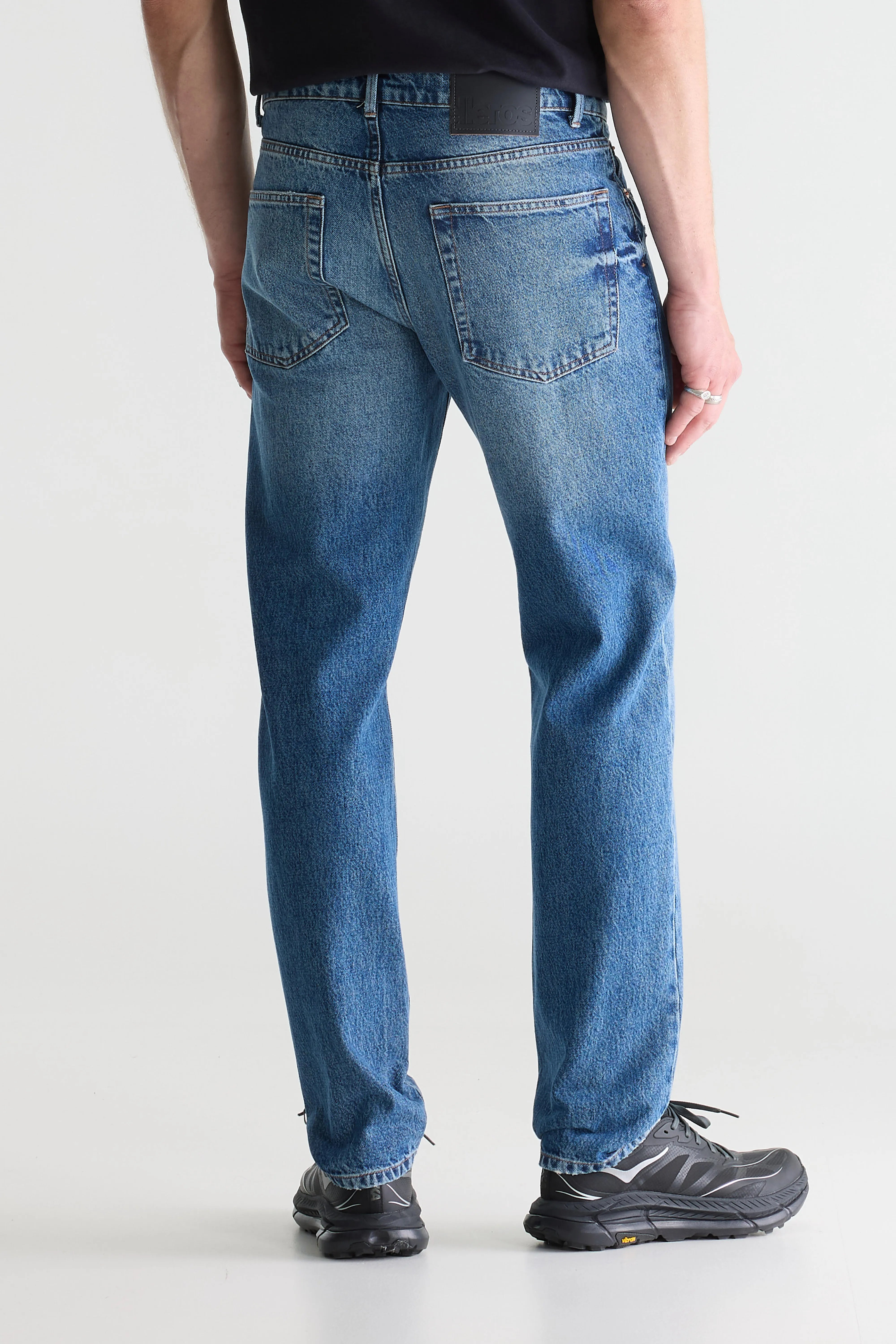 Denim N. 04 - Slim Blue Jeans - Md blue marble For Men | Bellerose