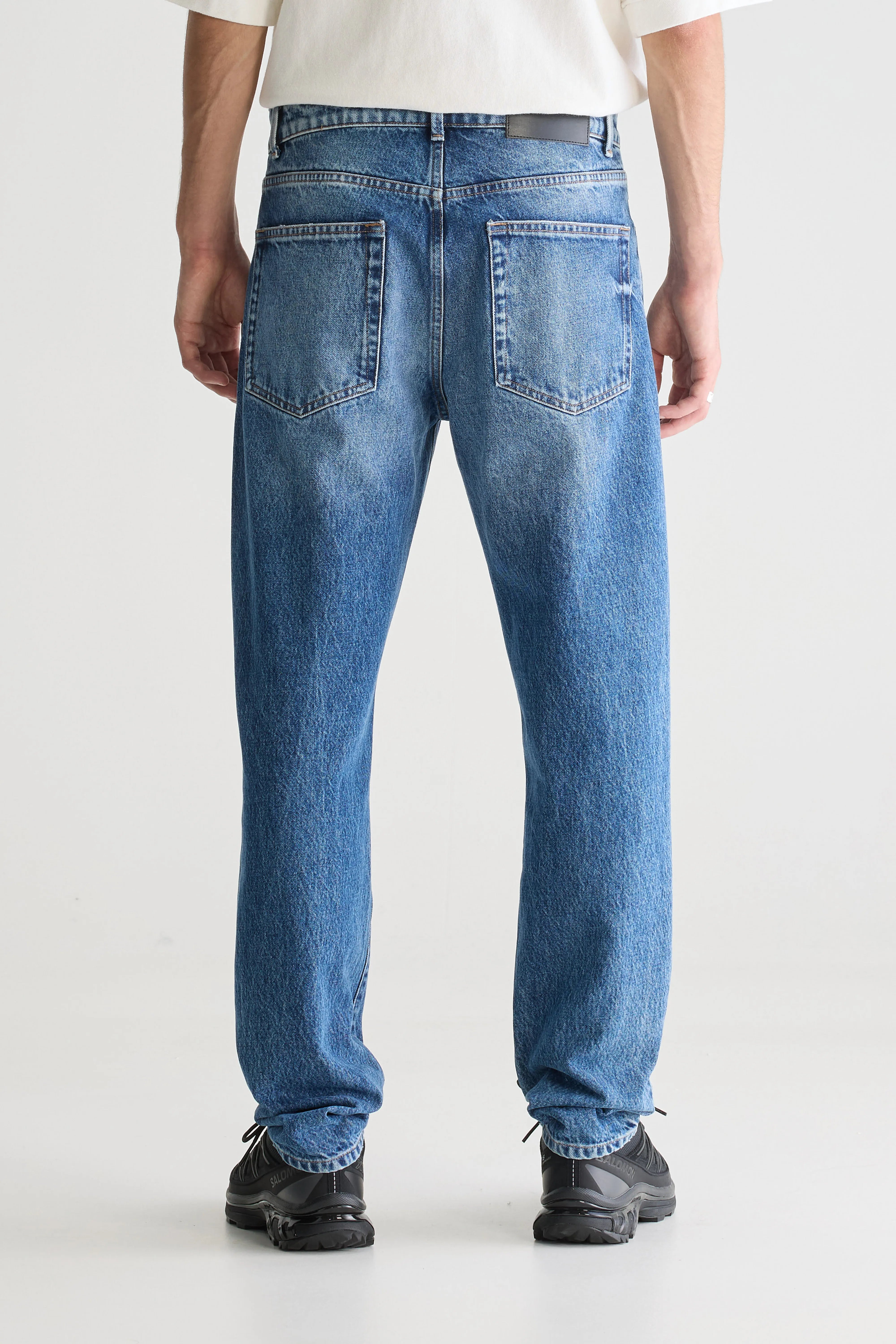 Denim N. 04 Straight Jeans - Md blue marble For Men | Bellerose