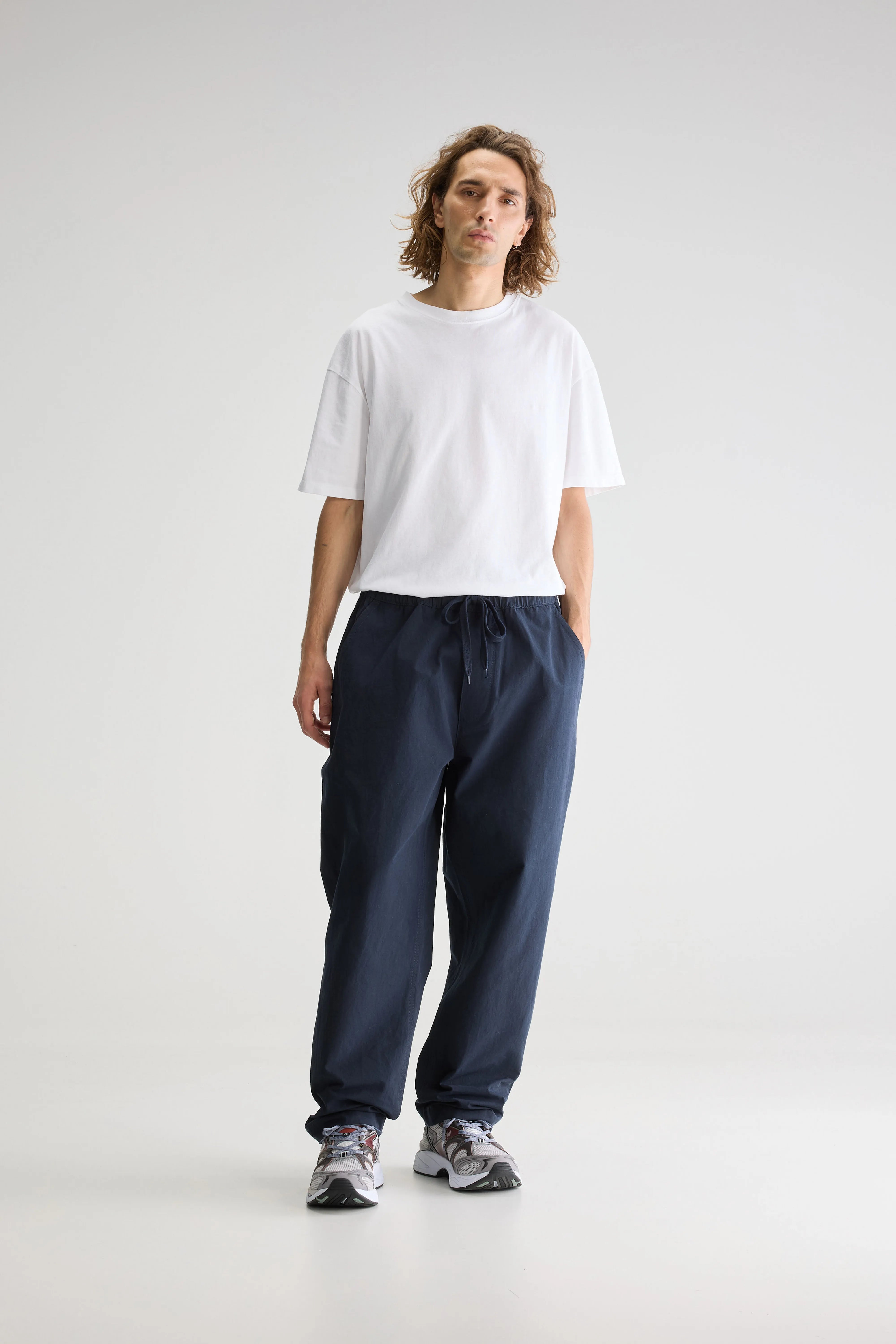 Julius Baggy Trousers - Navy For Men | Bellerose