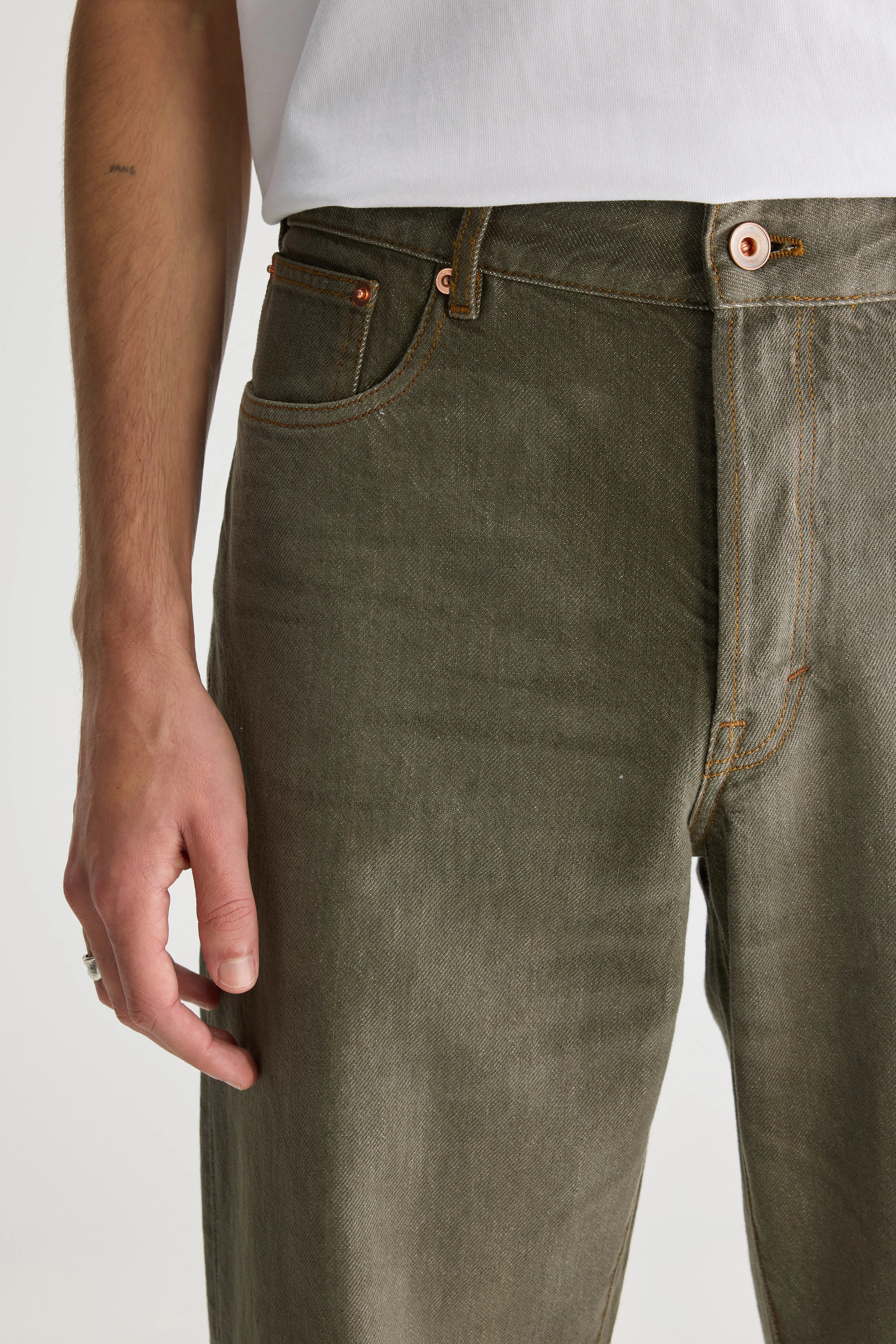 Denim N. 07 tapered jeans (251 / M / MILITARY)