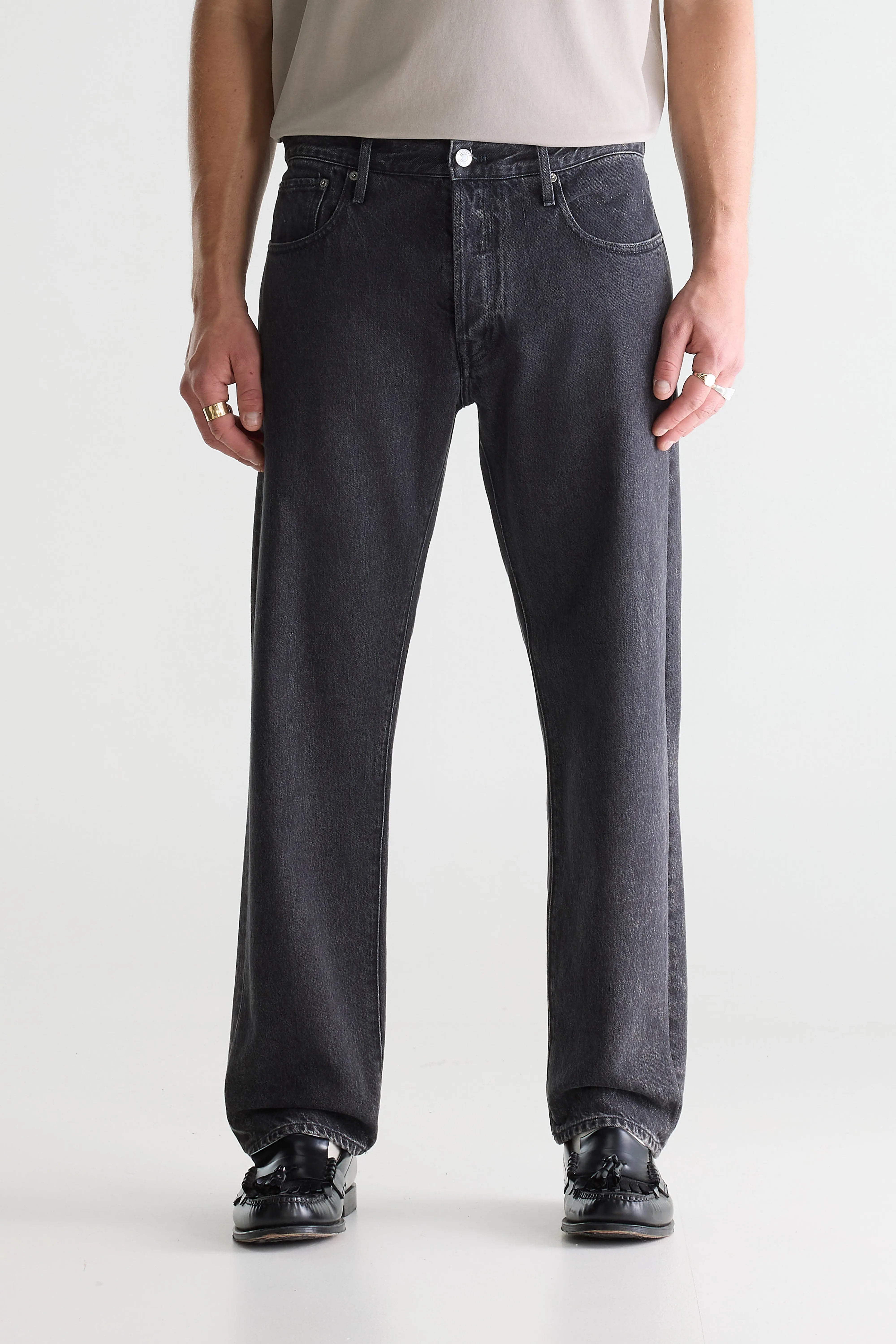 Denim N. 01 Loose Jeans - Vintage black For Men | Bellerose