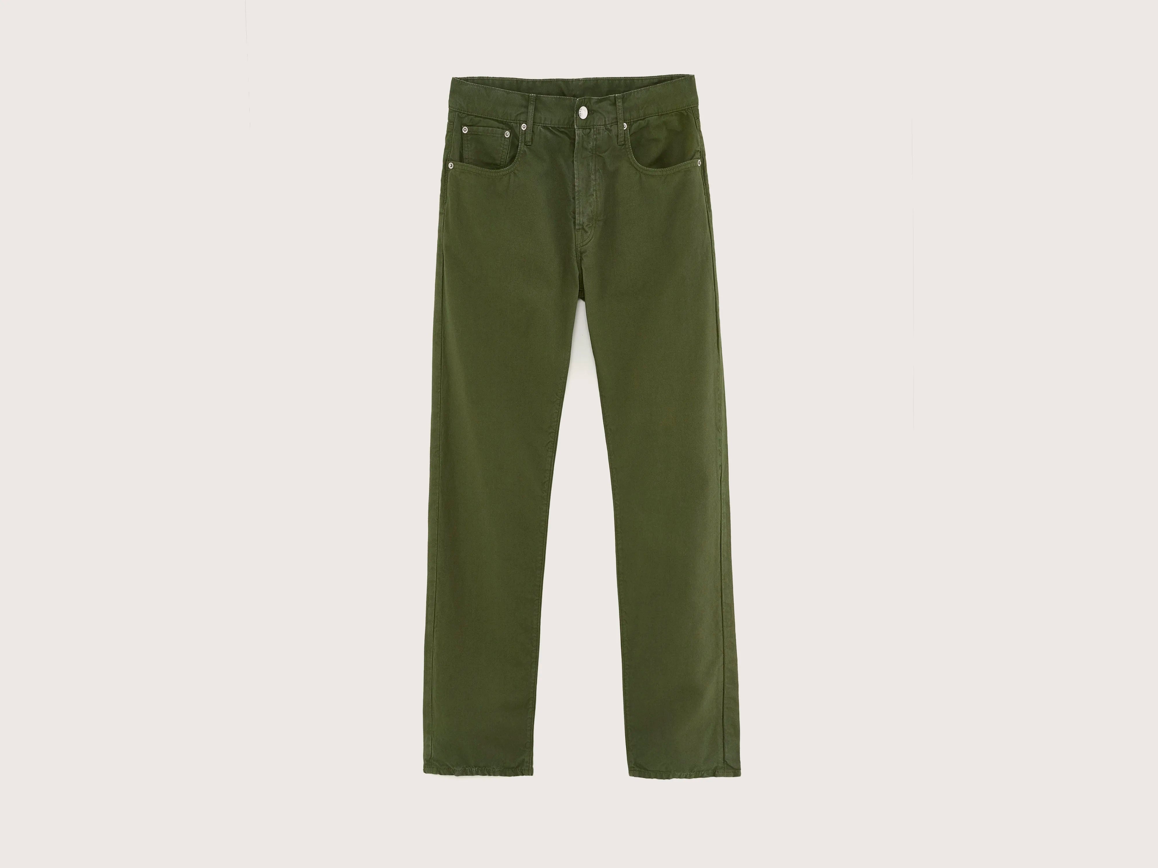 Percy dad-style trousers (251 / M / DUSTY OLIVE)