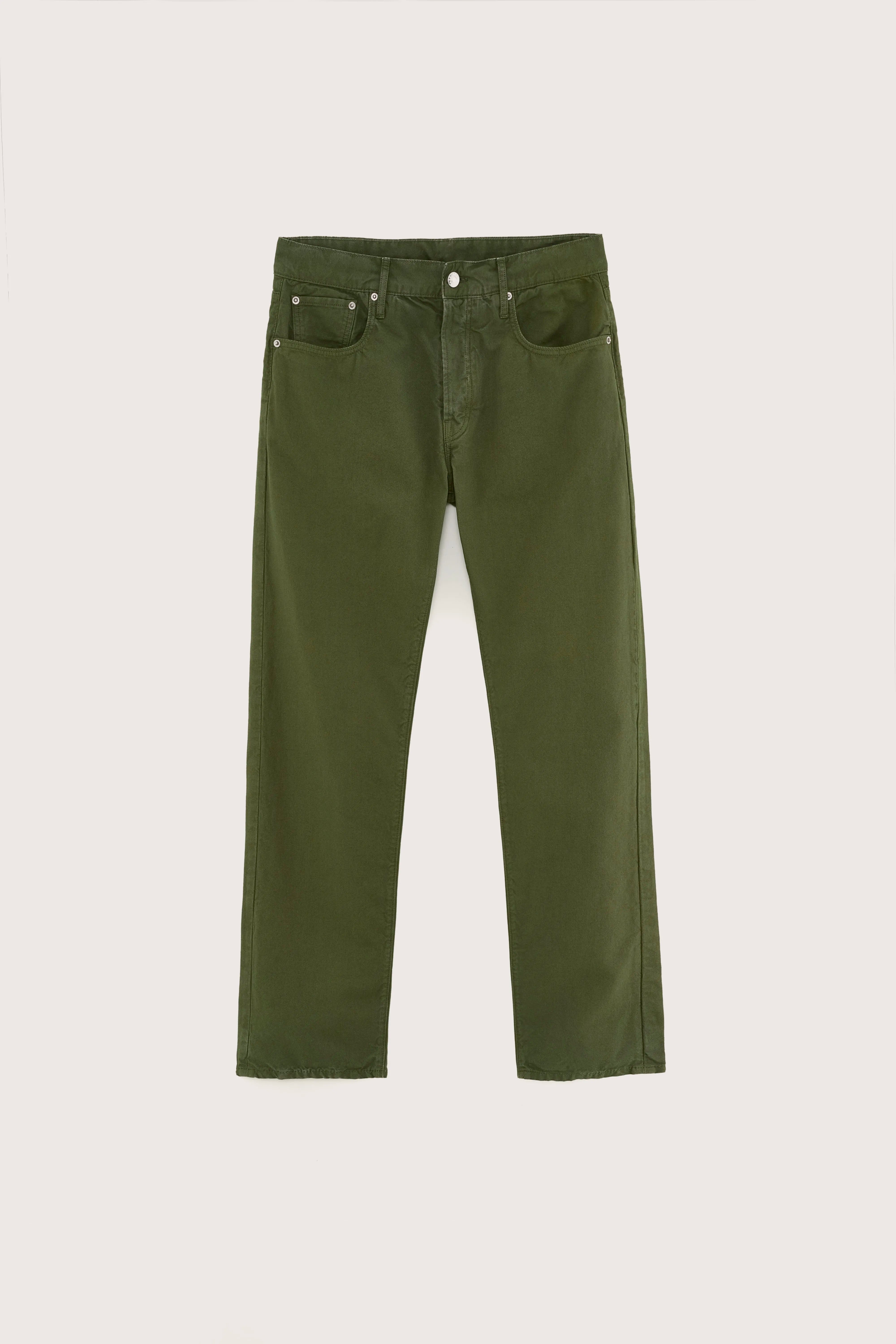 Percy dad-style trousers (251 / M / DUSTY OLIVE)