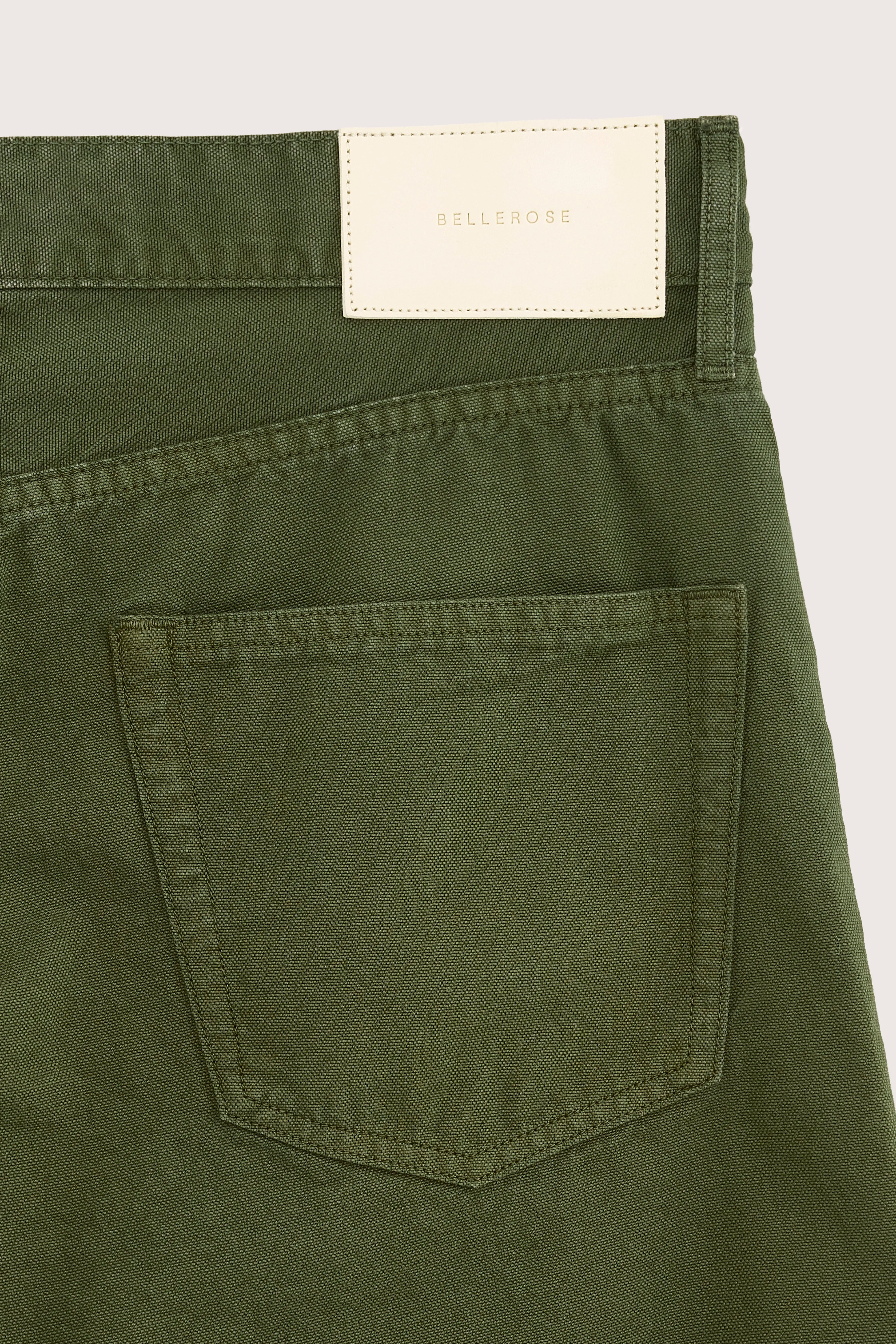 Percy Dad-style Trousers - Dusty olive For Men | Bellerose