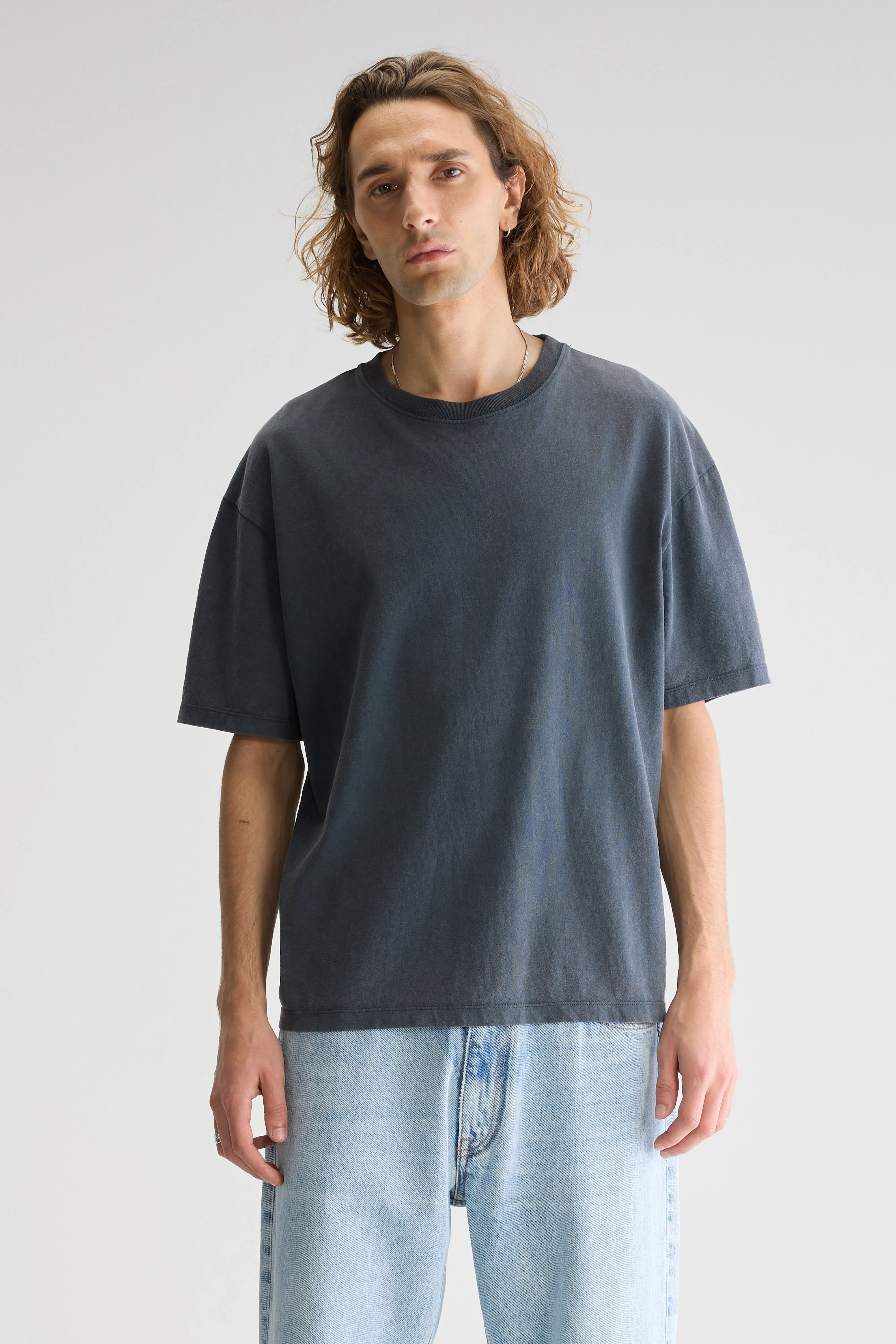 Vouch korte mouwen t-shirt (251 / M / BLACK BLUE)