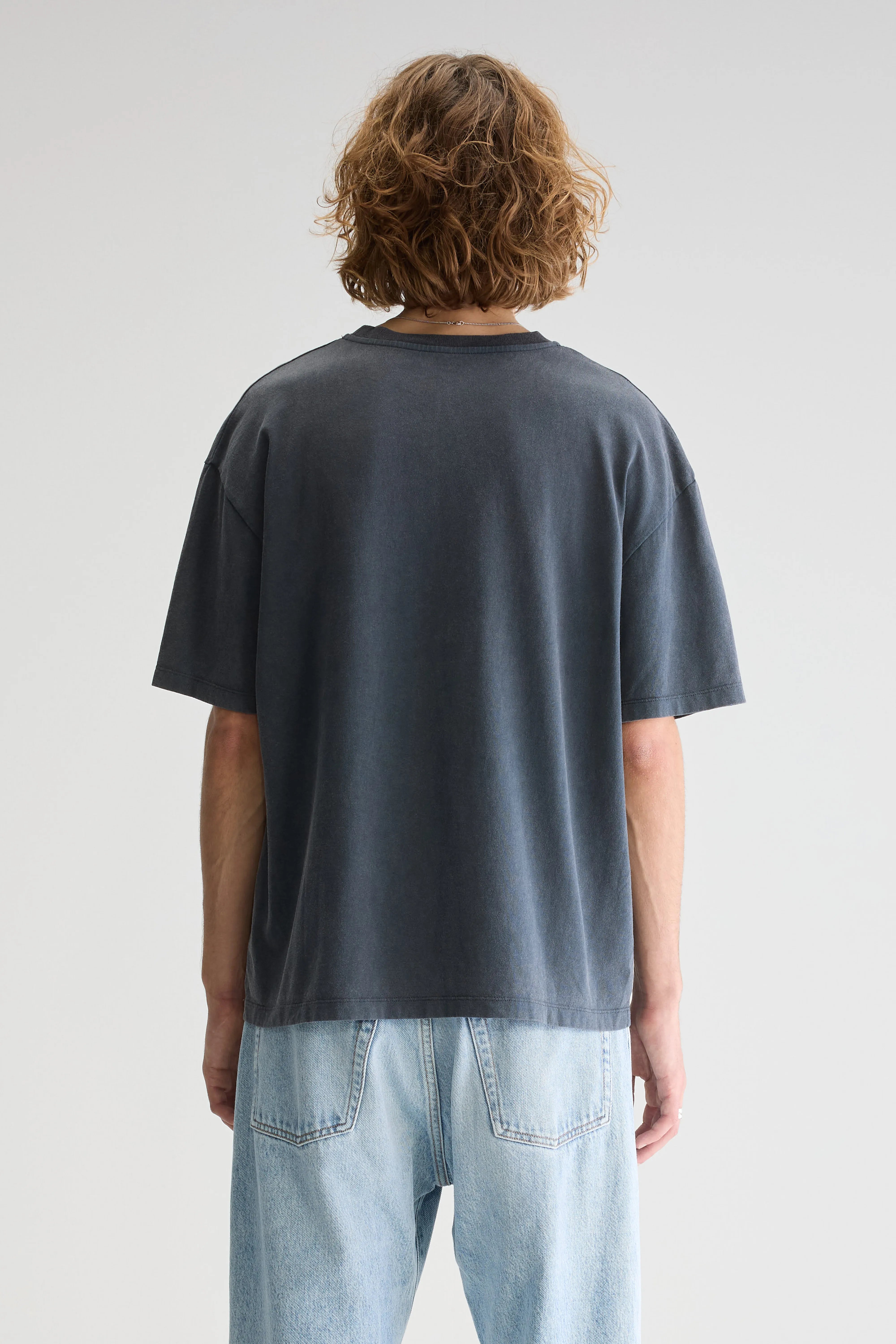 Vouch Korte Mouwen T-shirt - Black blue Voor Heren | Bellerose