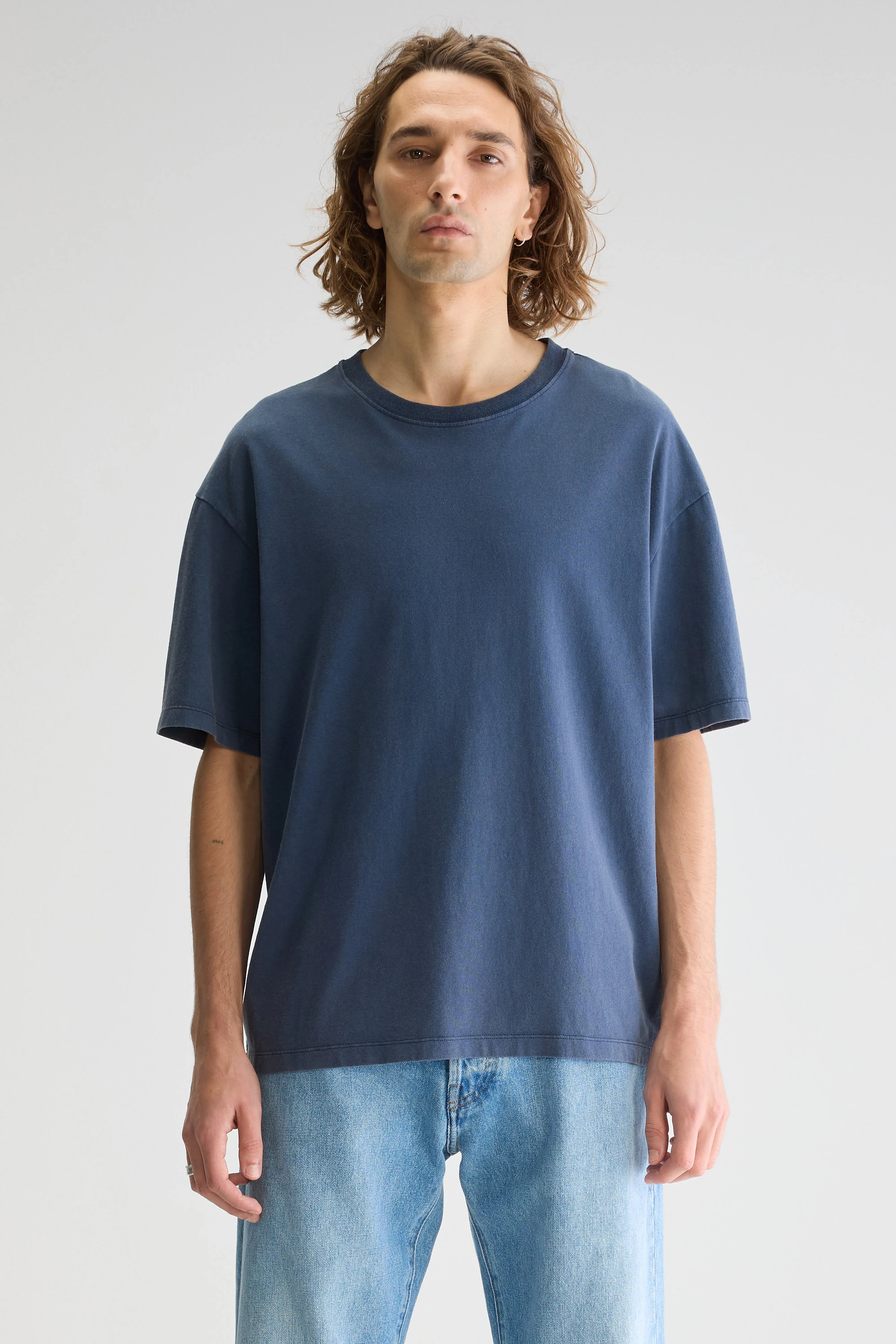 Vouch Korte Mouwen T-shirt - Regal blue Voor Heren | Bellerose