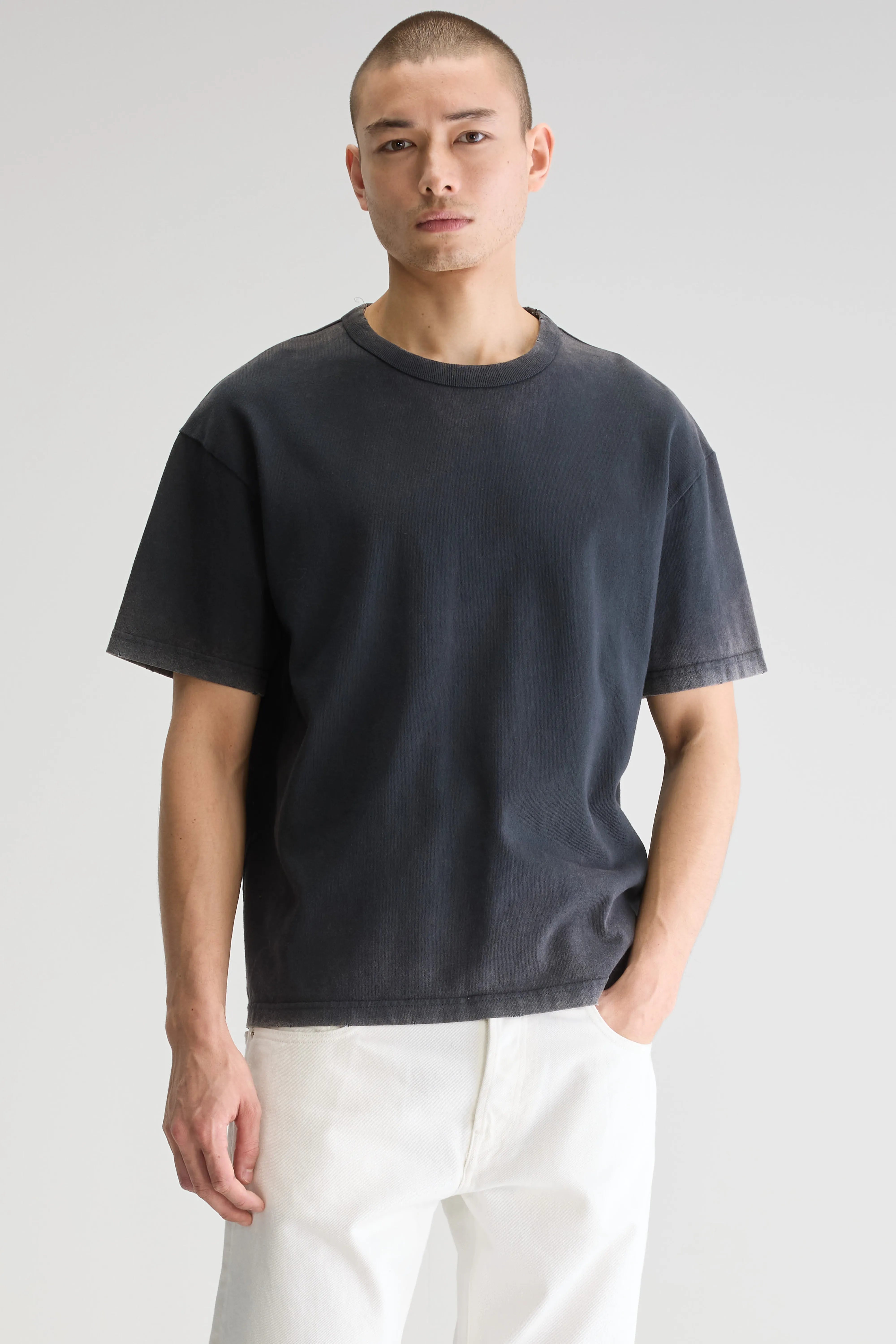 T-shirt À Manches Courtes Vouch - Black blue Pour Homme | Bellerose