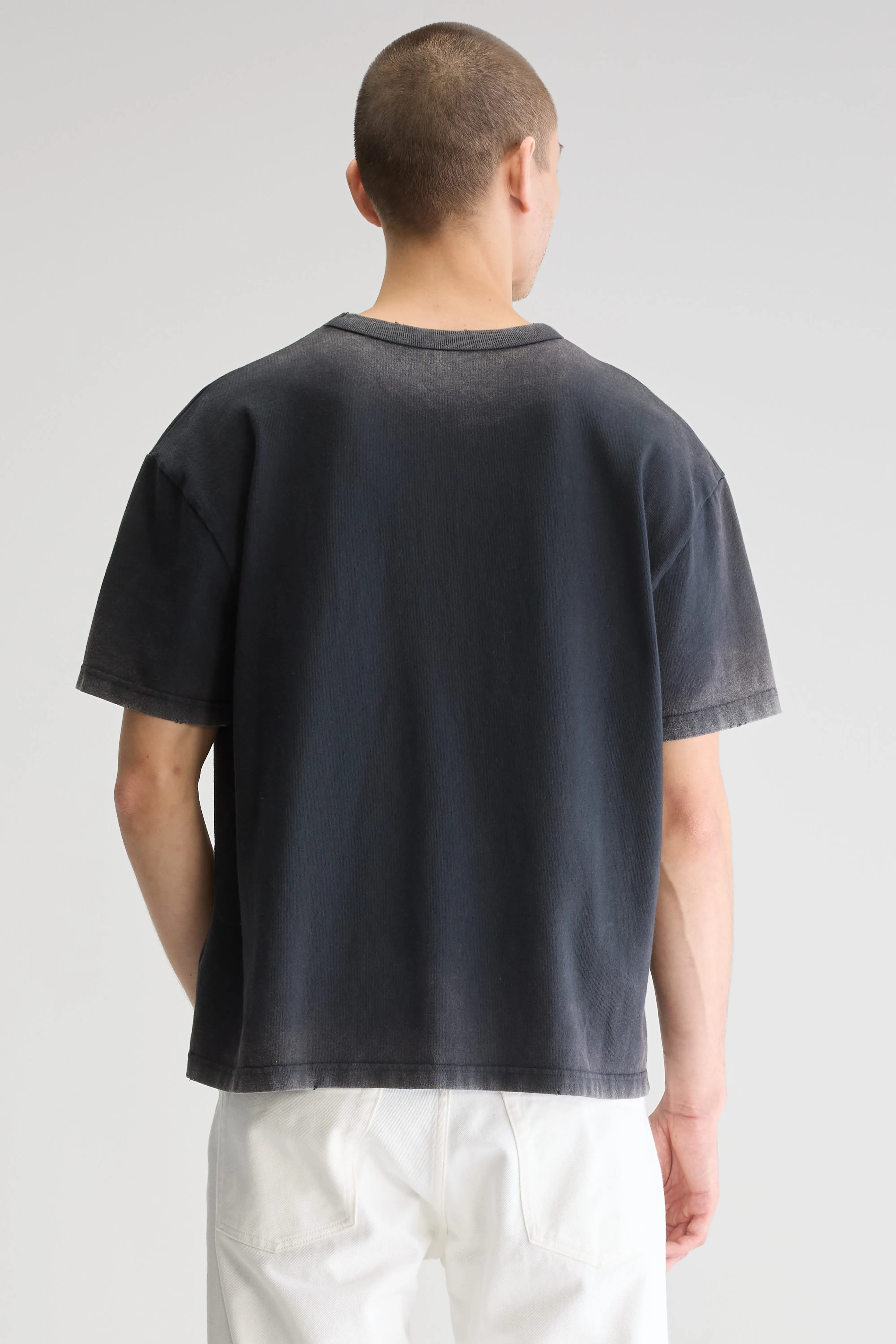 Vouch Short-sleeve T-shirt - Black blue For Men | Bellerose