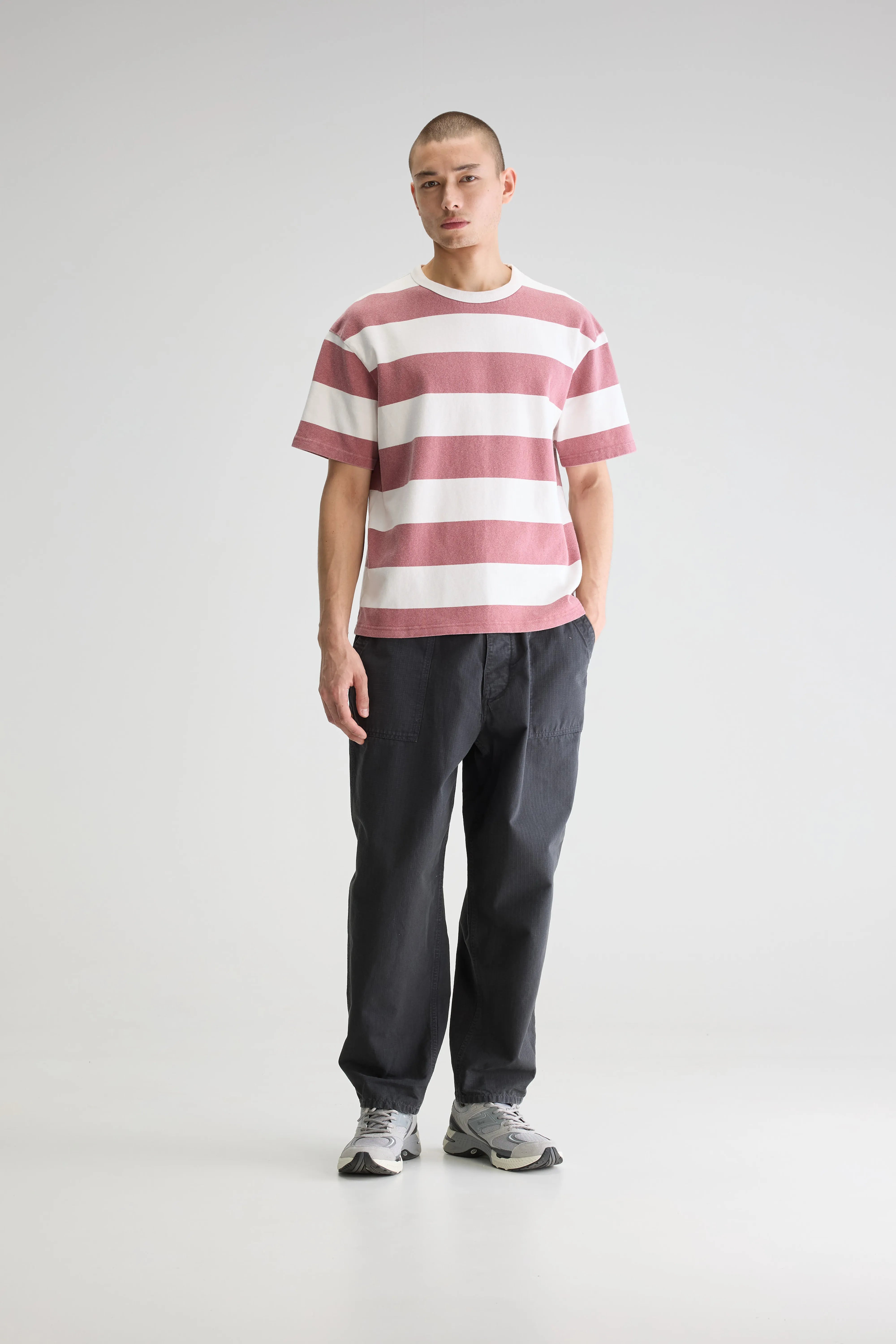 T-shirt À Manches Courtes Vouch - Lychee / Off white Pour Homme | Bellerose