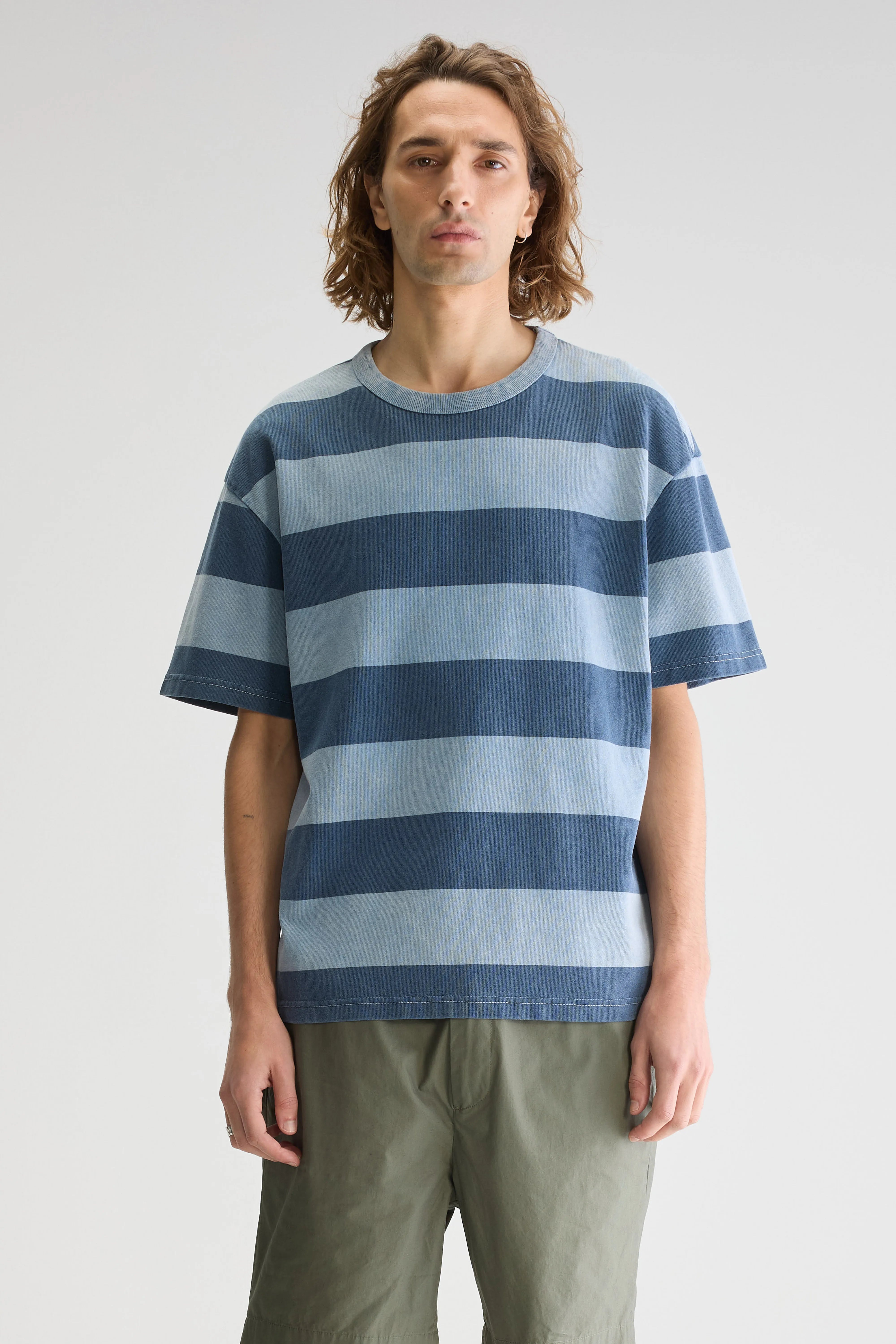 T-shirt À Manches Courtes Vouch - Artic / Regal blue Pour Homme | Bellerose