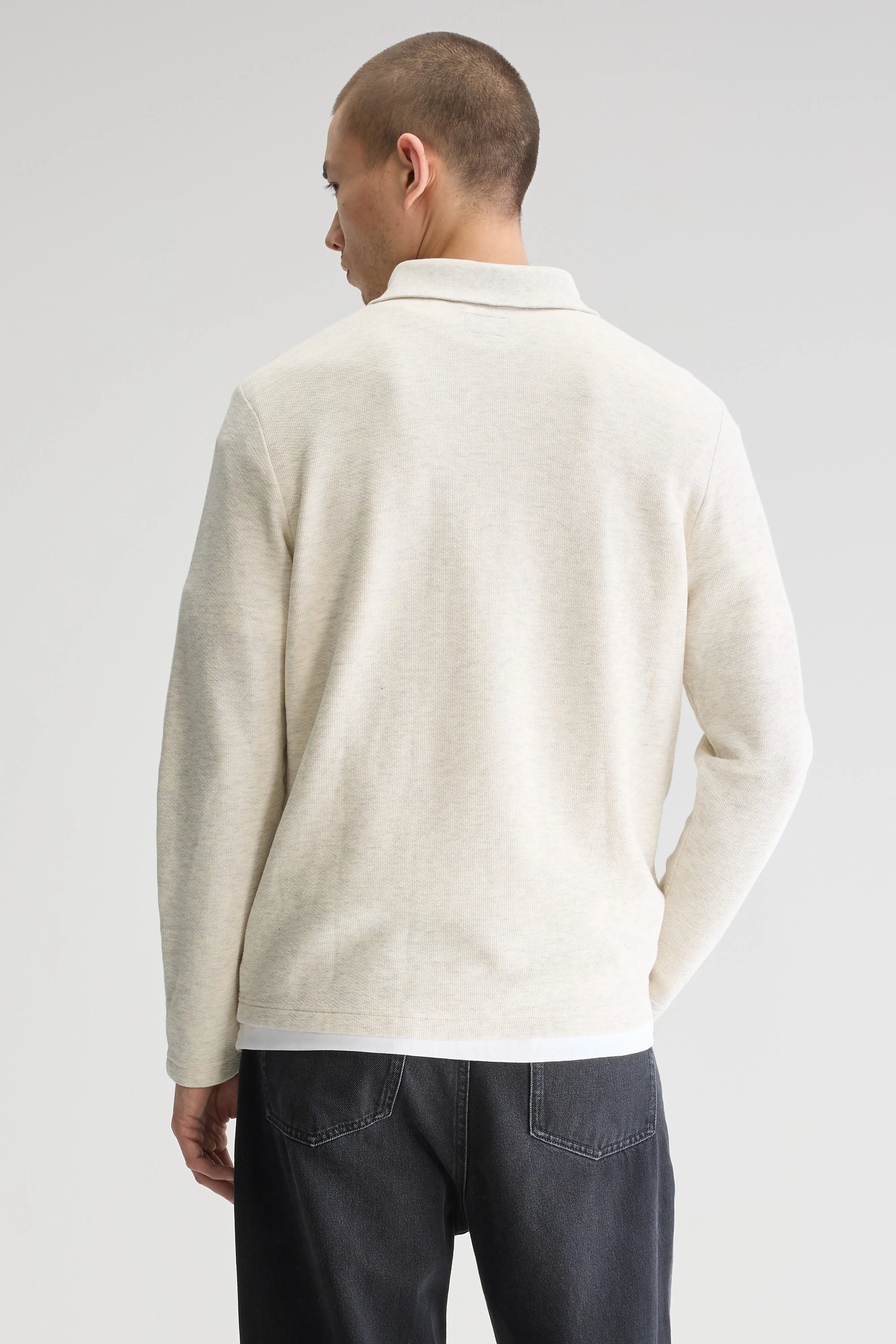 T-shirt col zippé Spence (251 / M / OYSTER)