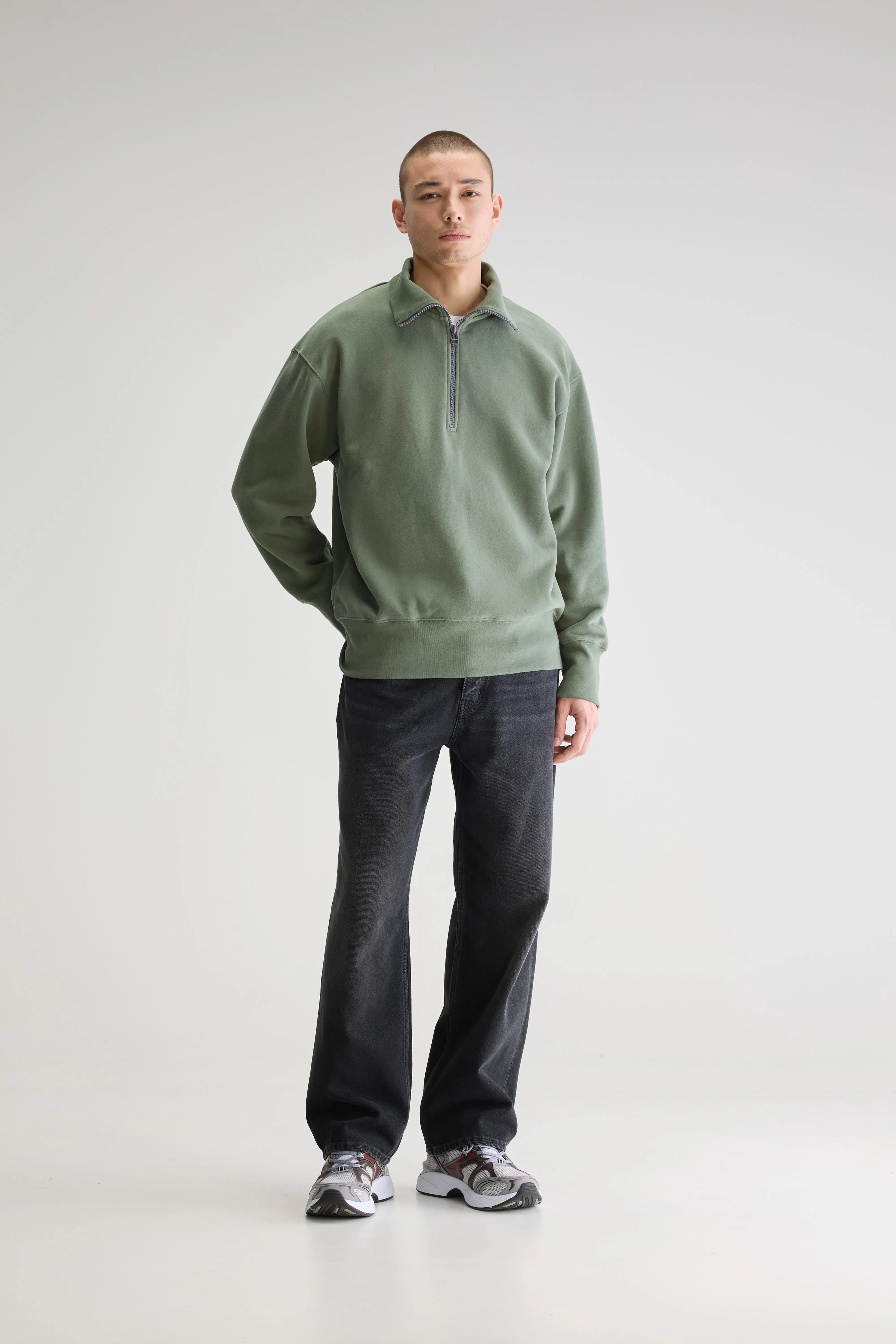 Faber Sweatshirt Met Halve Rits - Thyme Voor Heren | Bellerose