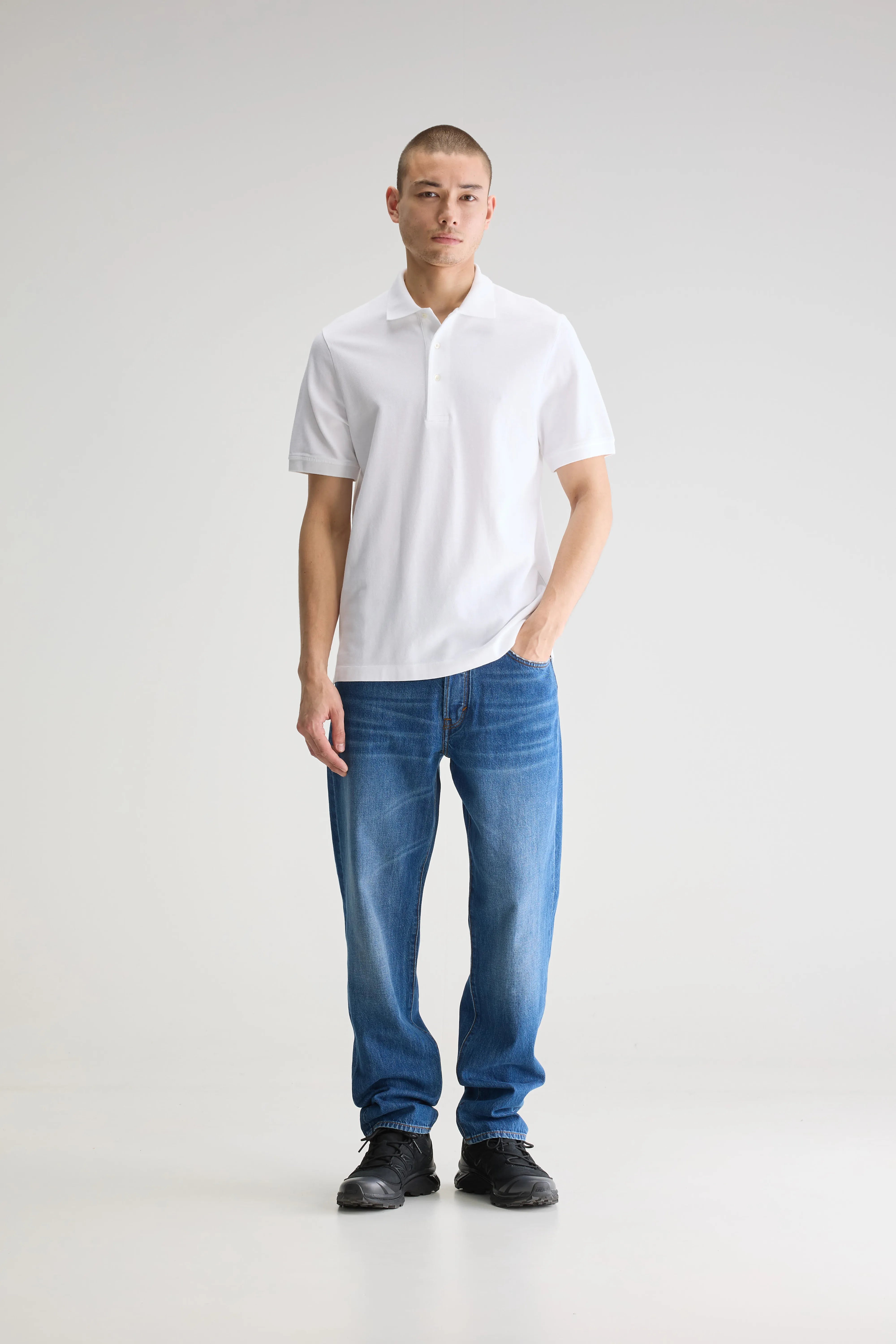 Vilon Relaxed Polo - White Voor Heren | Bellerose