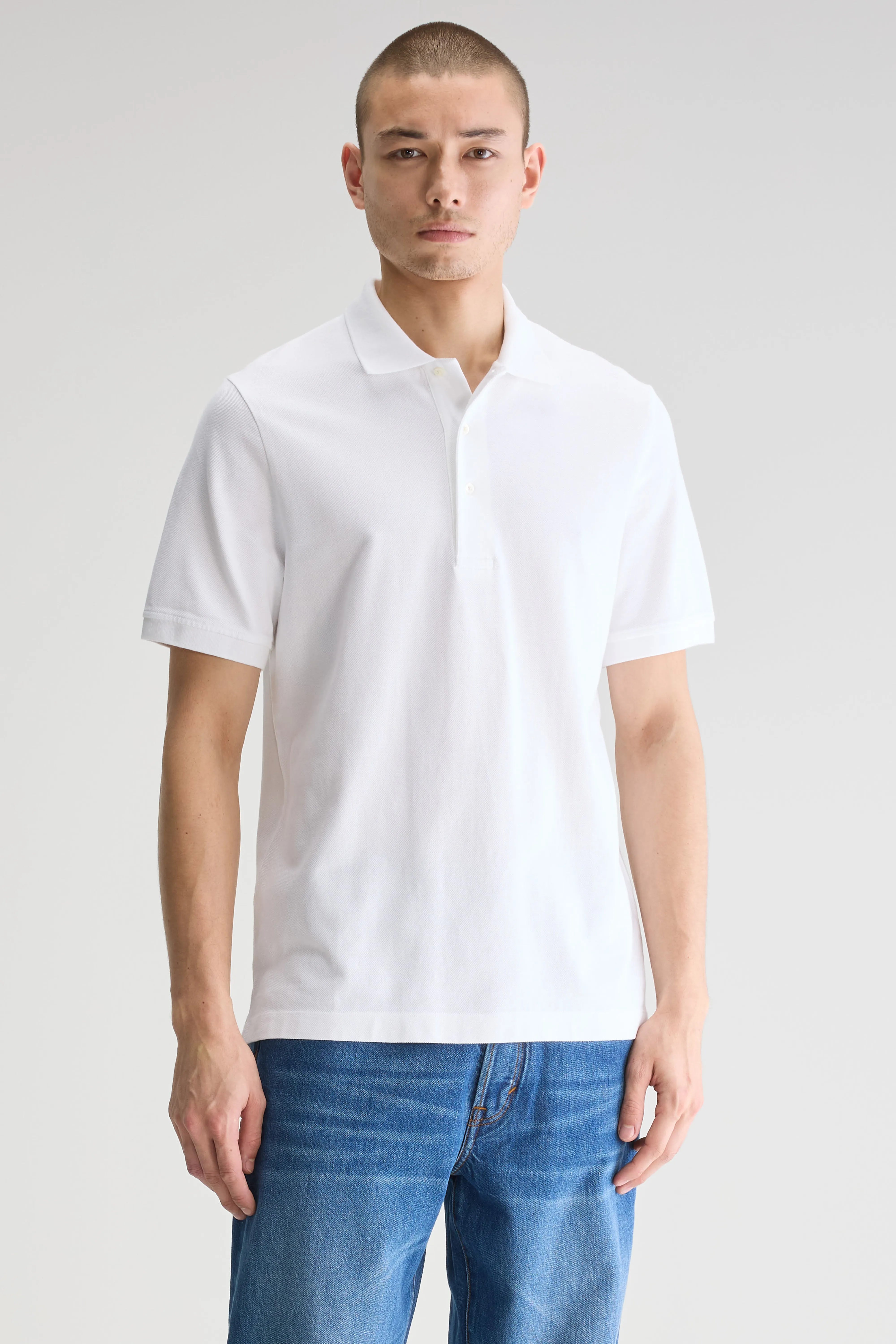 Vilon Relaxed Polo - White Voor Heren | Bellerose