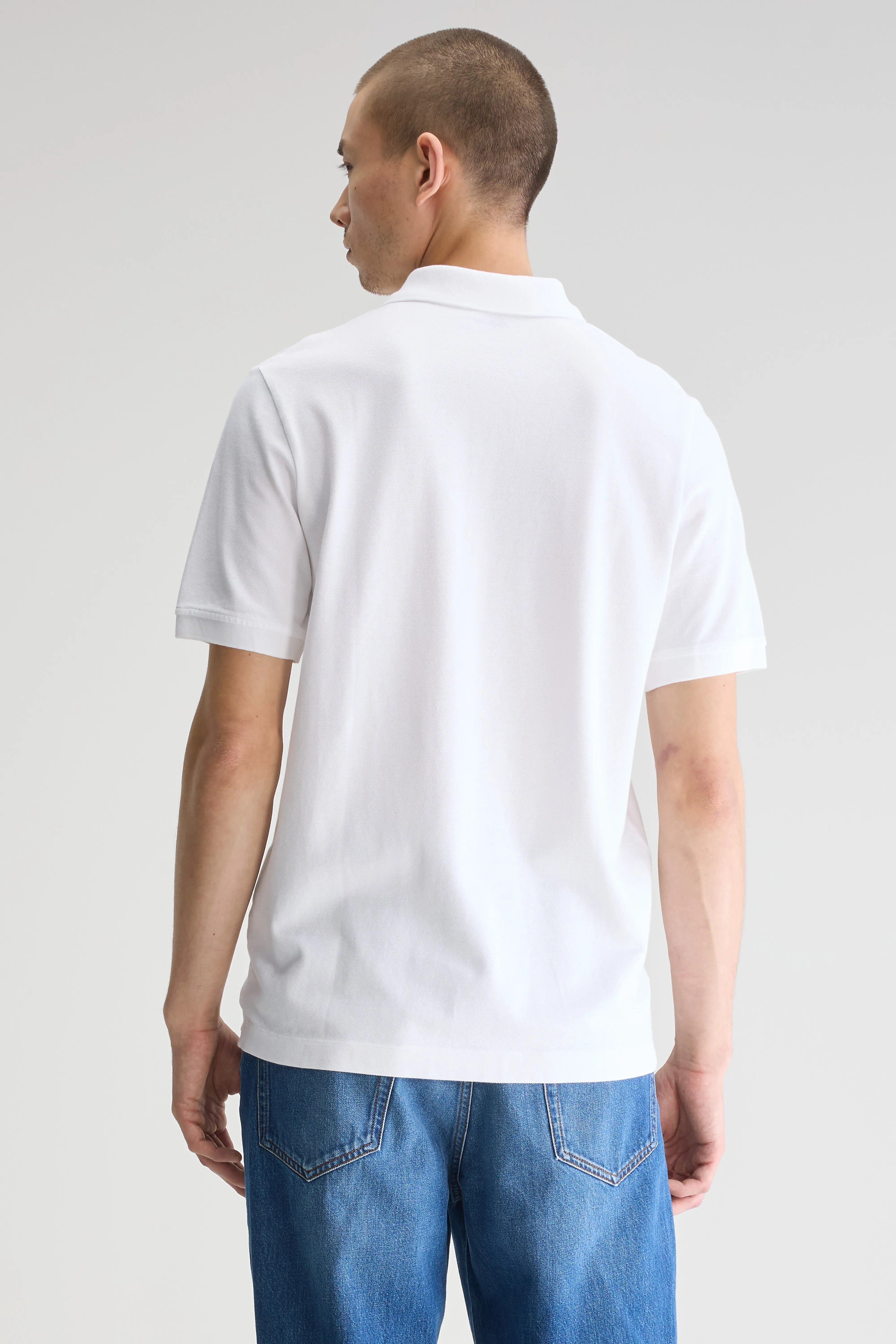 Vilon Relaxed Polo - White Voor Heren | Bellerose