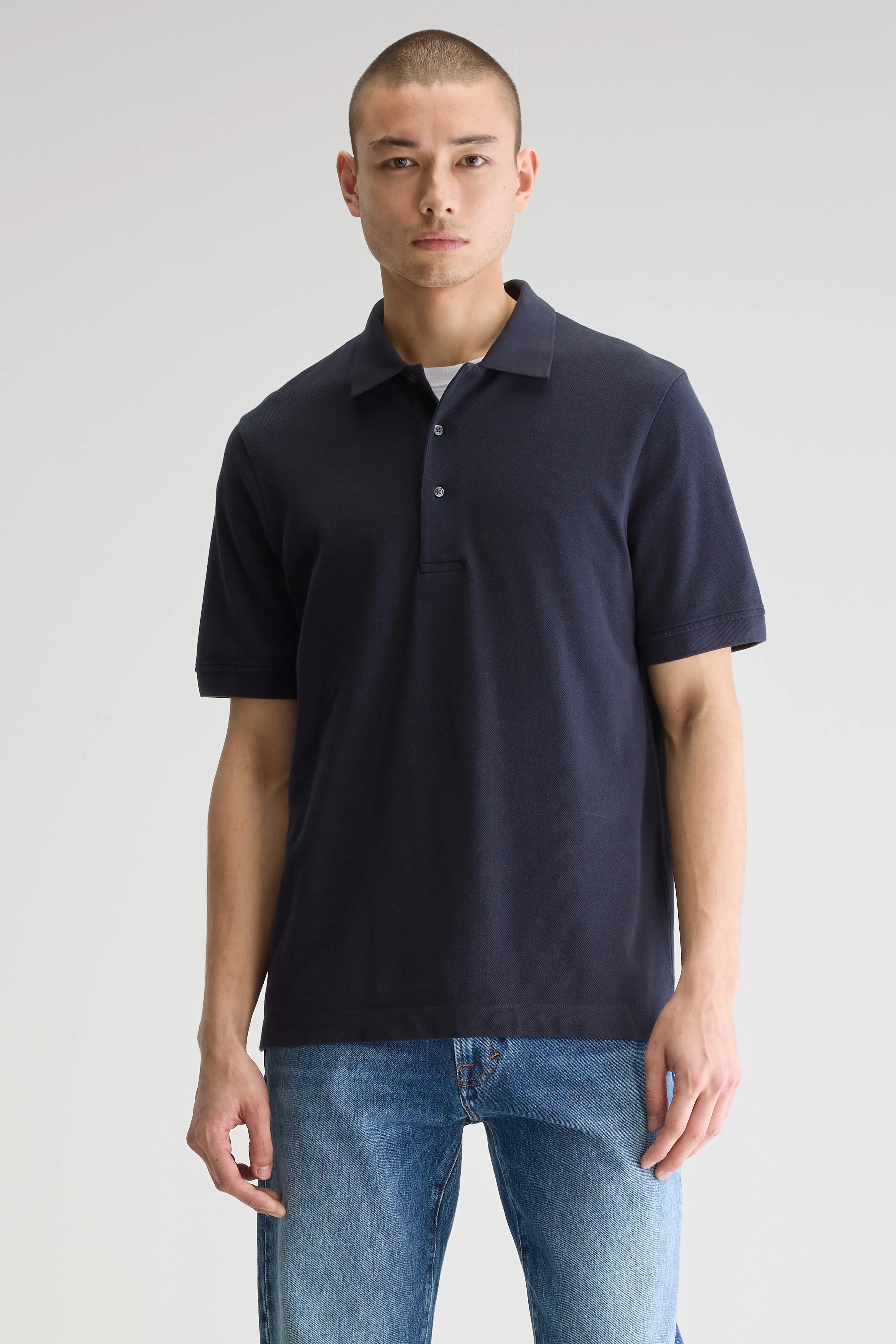 Vilon Relaxed Polo - Navy Voor Heren | Bellerose