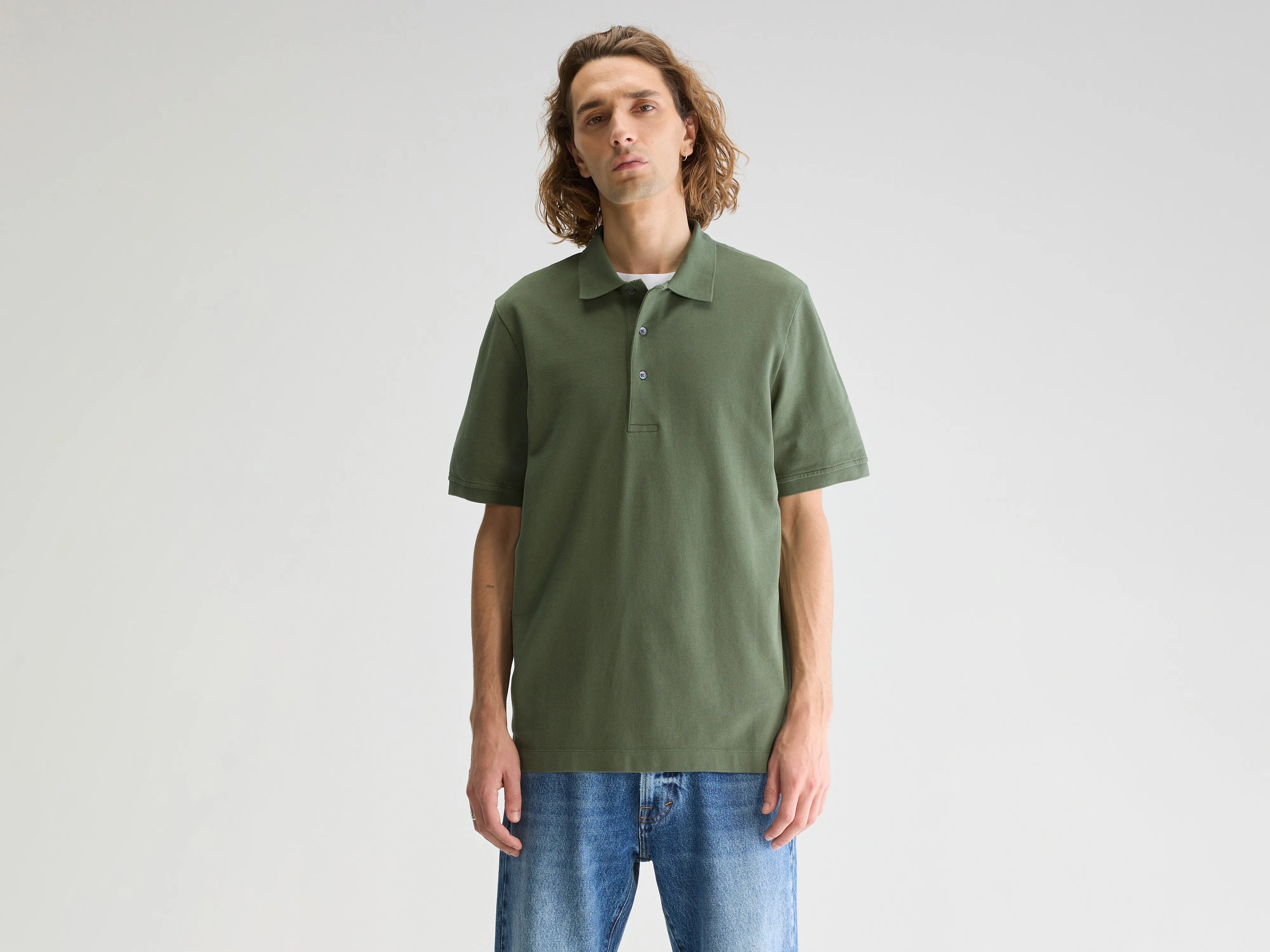 Vilon relaxed polo (251 / M / THYME)