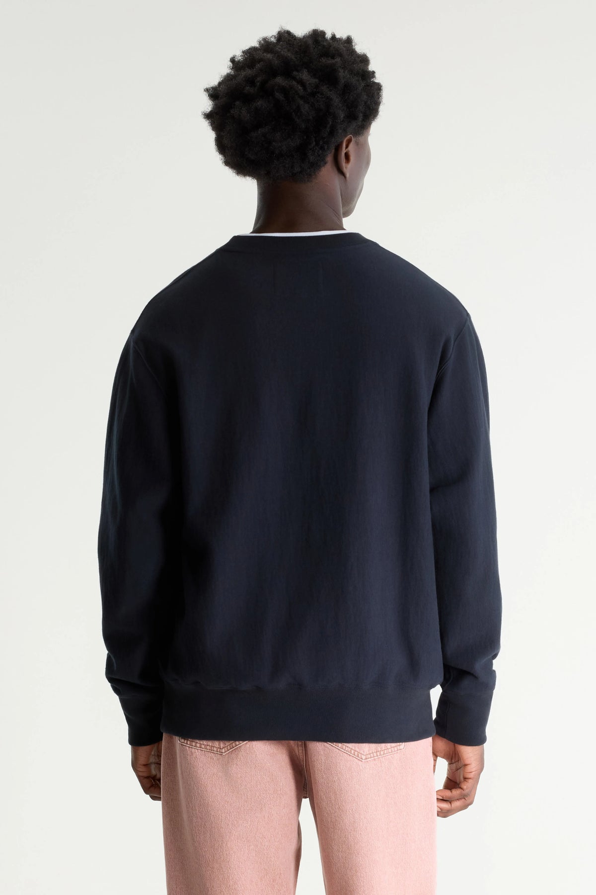 Flake Crewneck Navy Sweatshirt - Navy For Men | Bellerose
