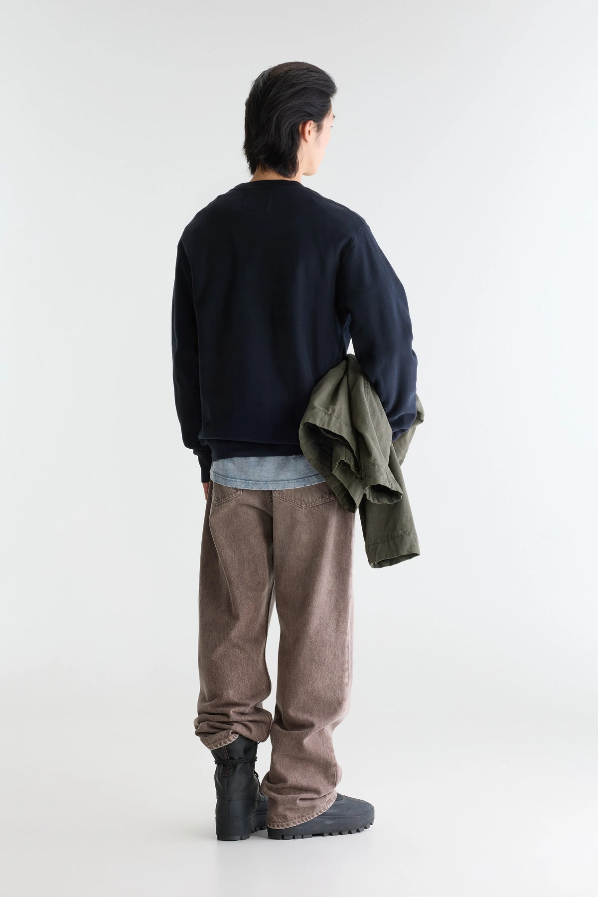 Sweatshirt col rond Flake (242 / M / NAVY)