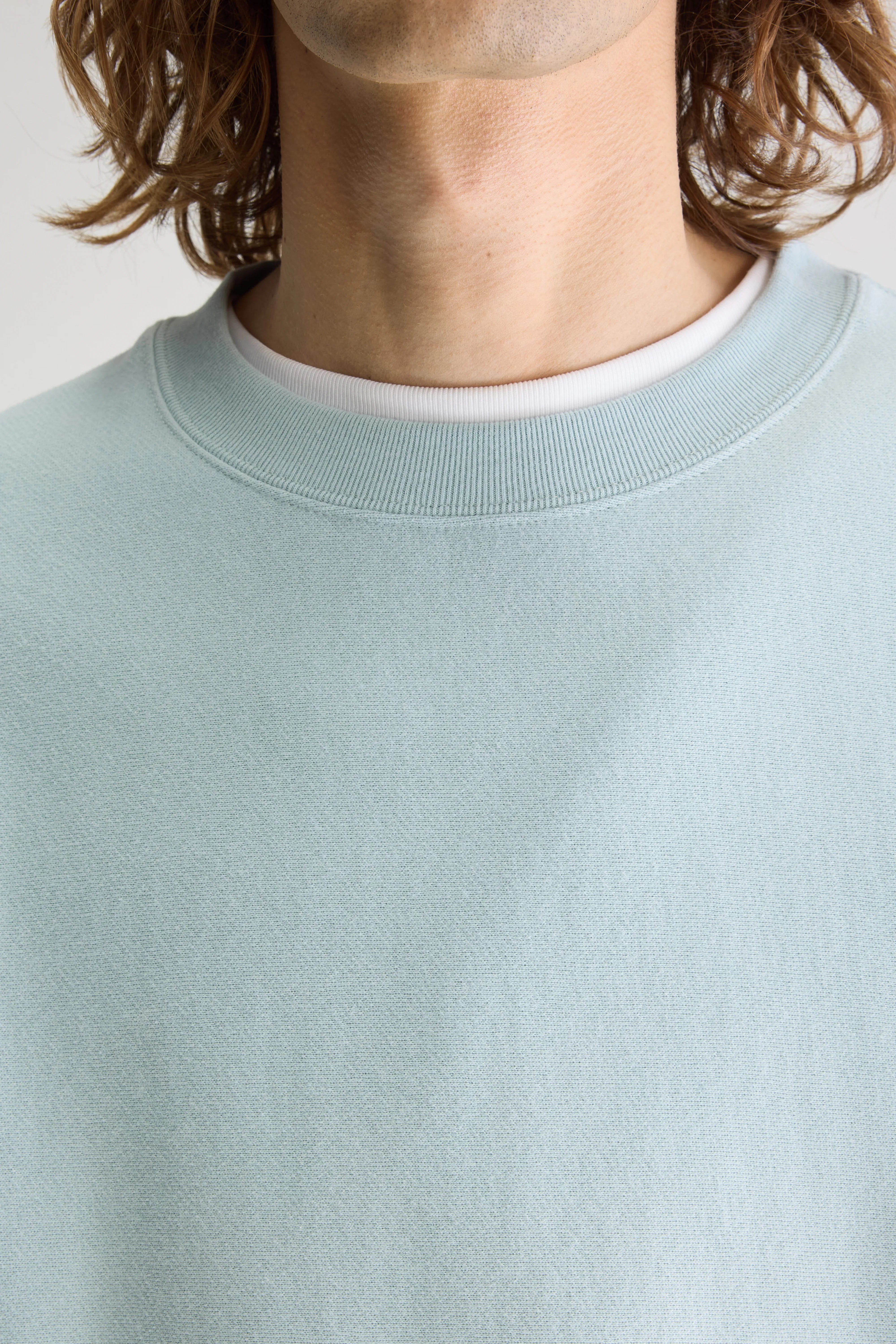 Flake Crewneck Sweatshirt - Pool For Men | Bellerose