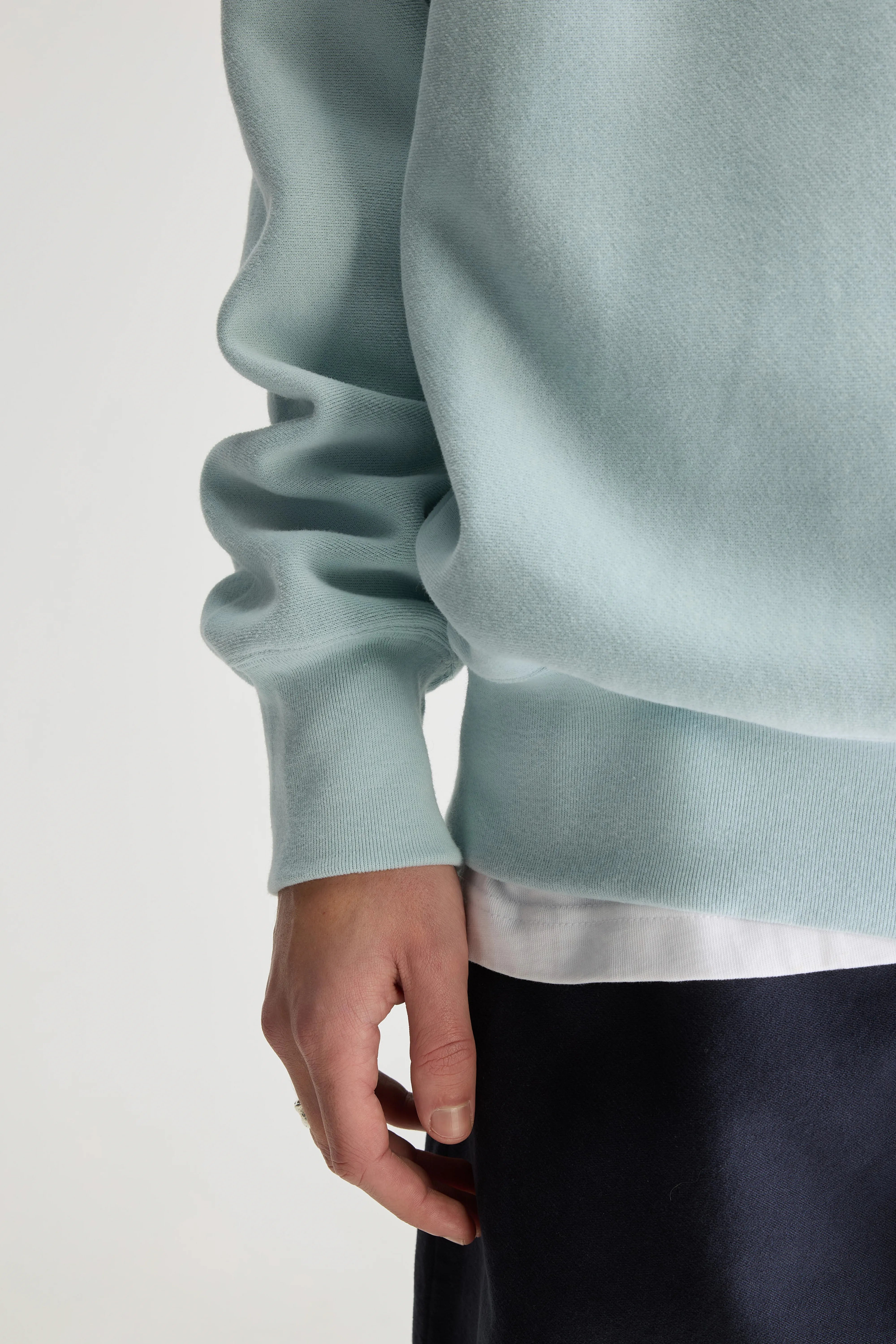 Sweatshirt col rond Flake (251 / M / POOL)