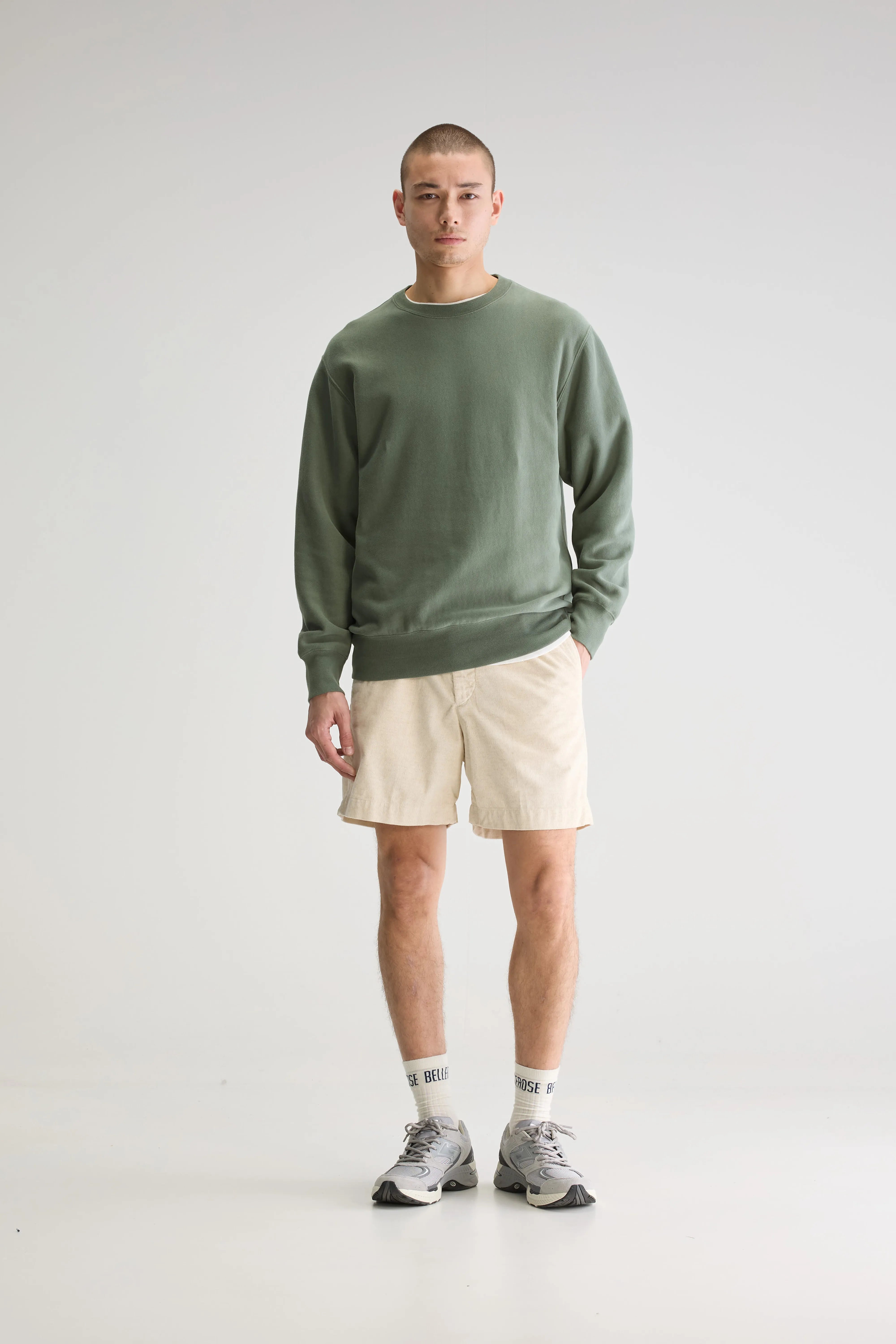 Flake Crewneck Sweatshirt - Thyme For Men | Bellerose