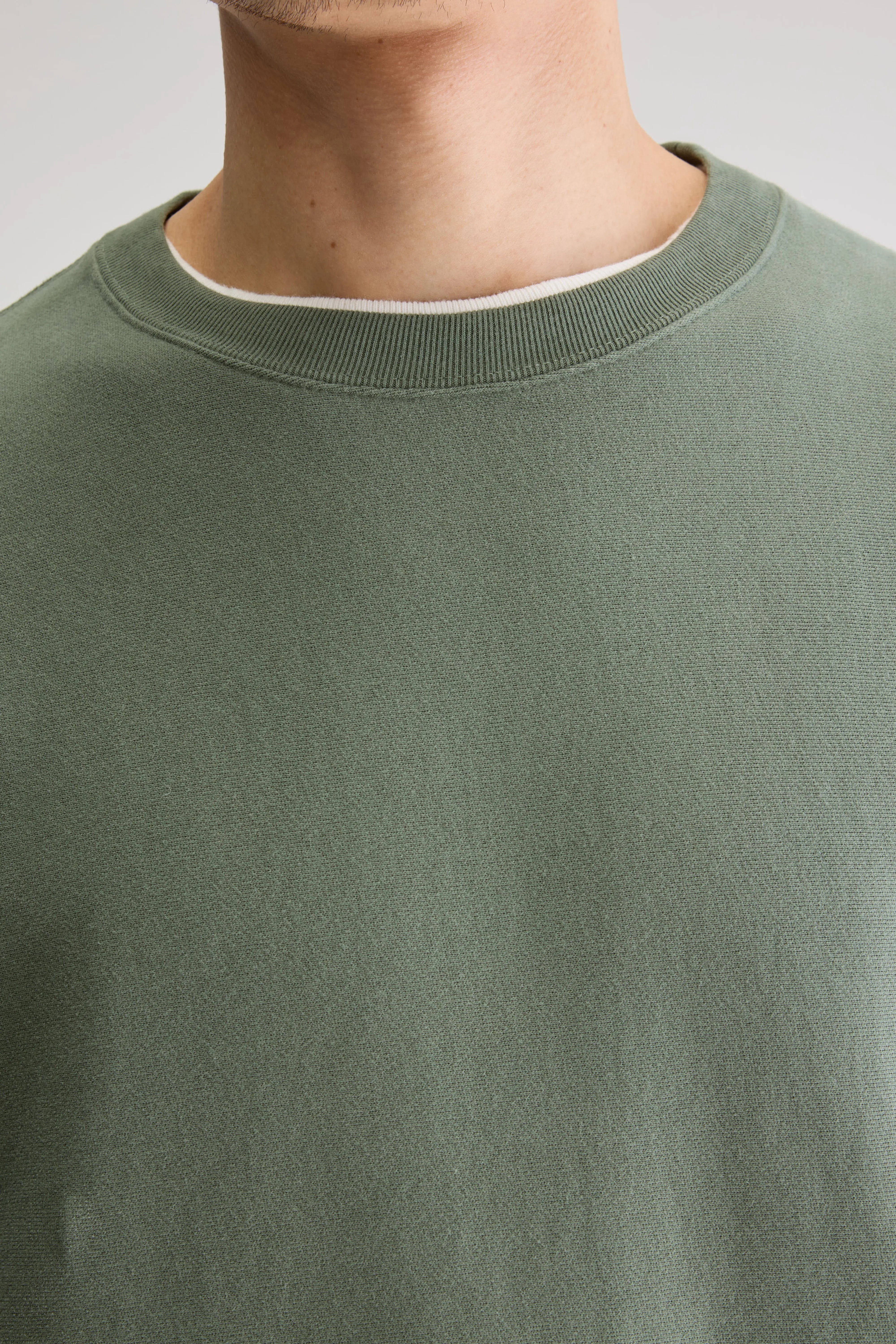 Sweatshirt Col Rond Flake - Thyme Pour Homme | Bellerose