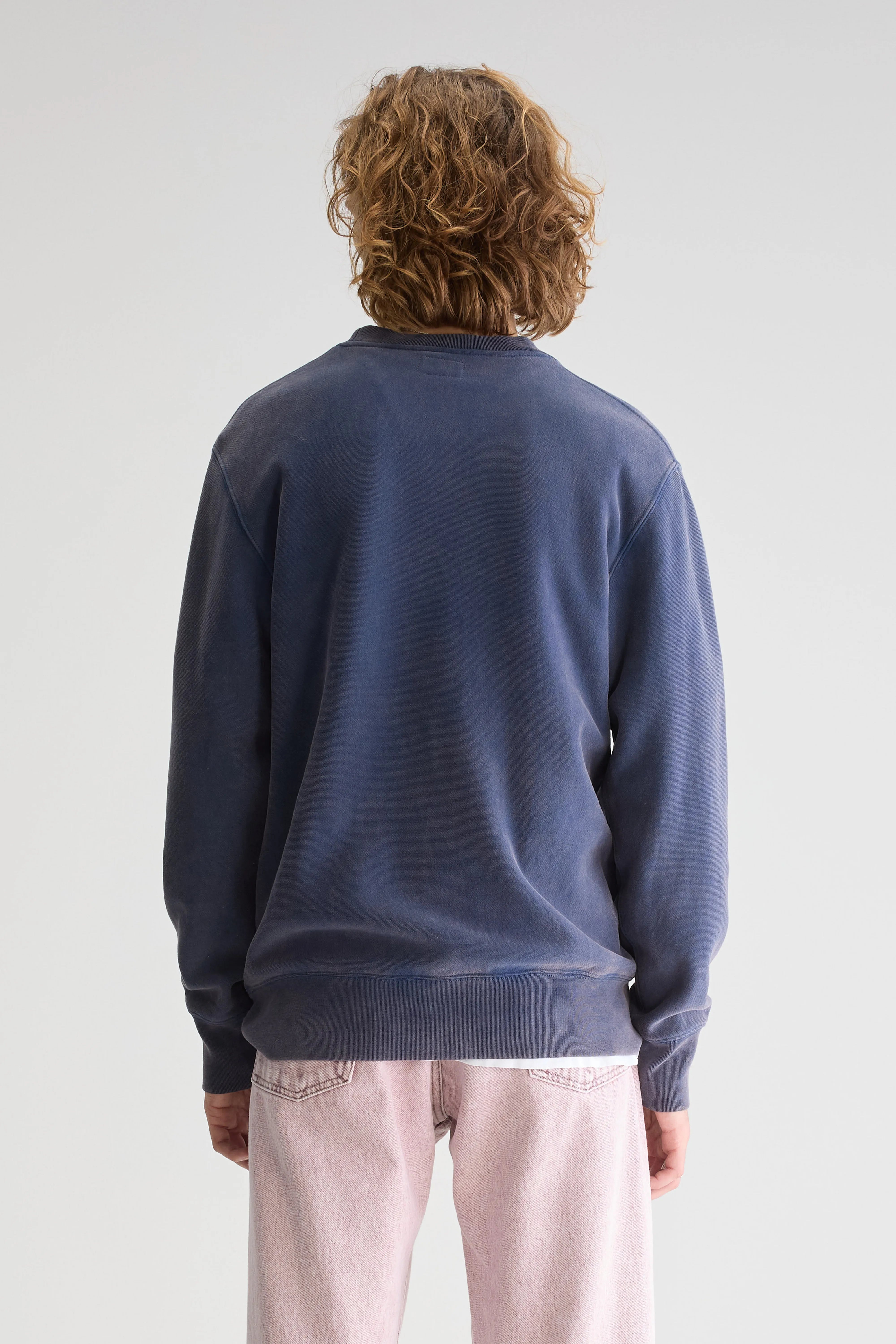 Flake Crewneck Sweatshirt - Regal blue For Men | Bellerose