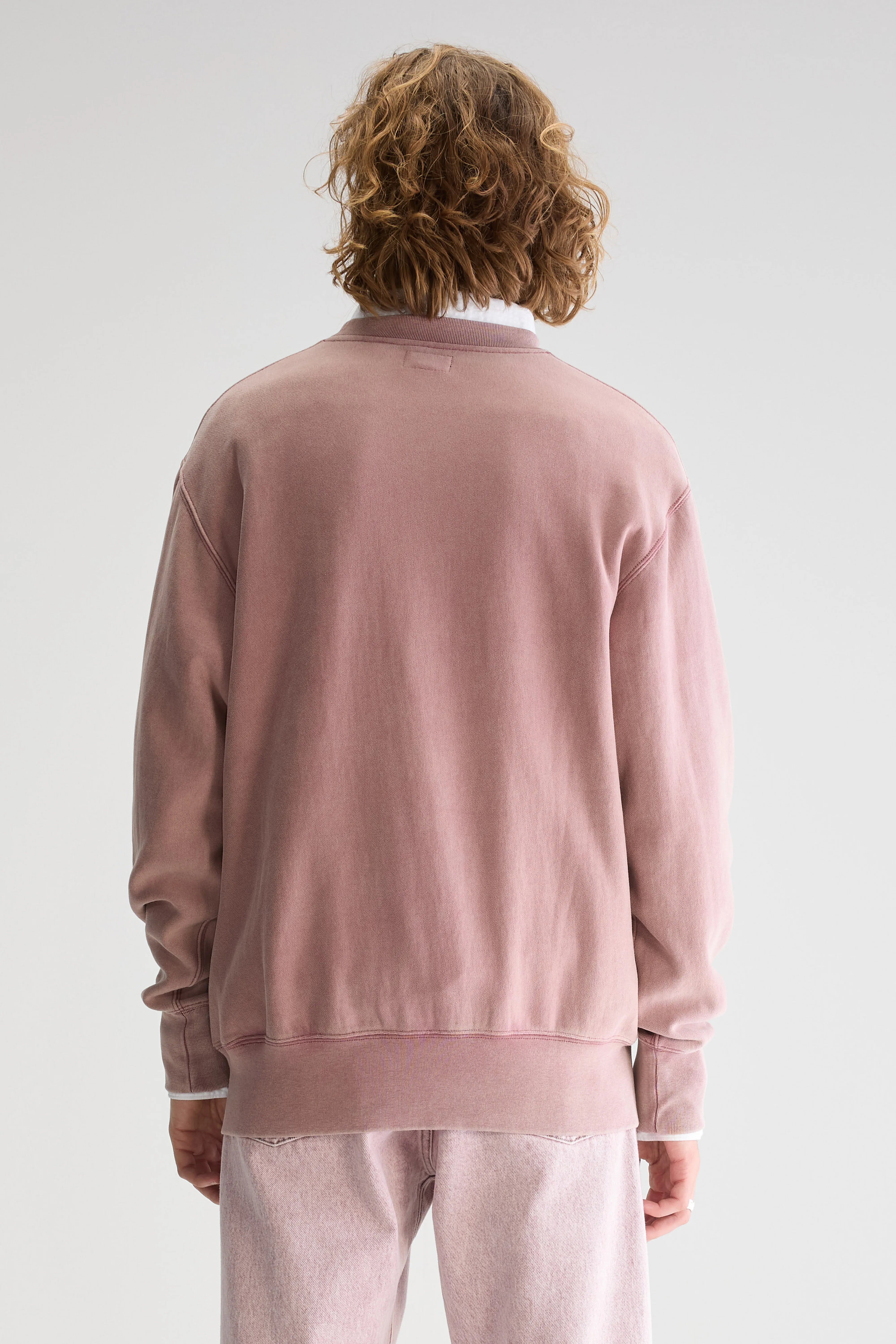 Flake Crewneck Sweatshirt - Lychee For Men | Bellerose