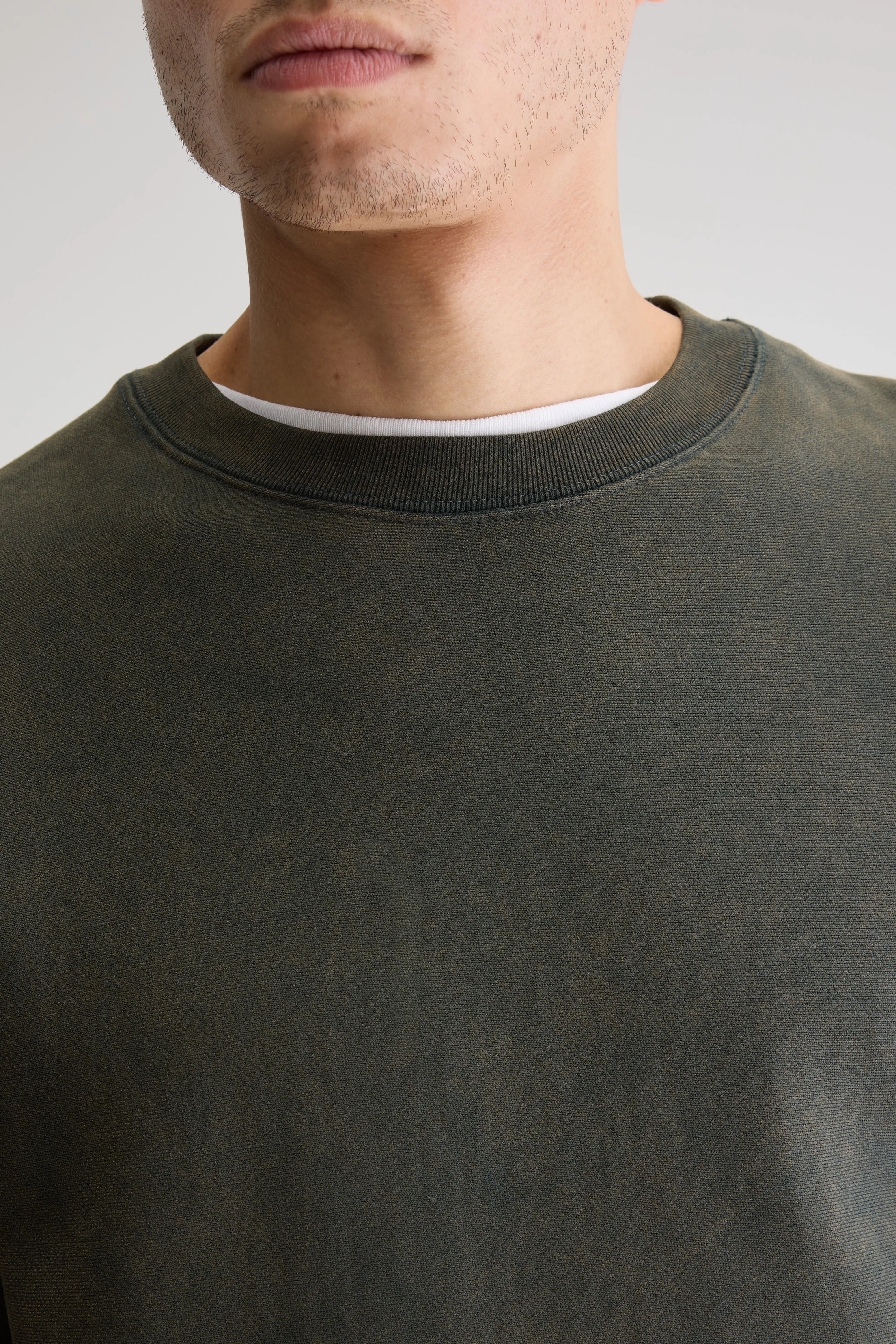 Flake Crewneck Sweatshirt - Jet set For Men | Bellerose