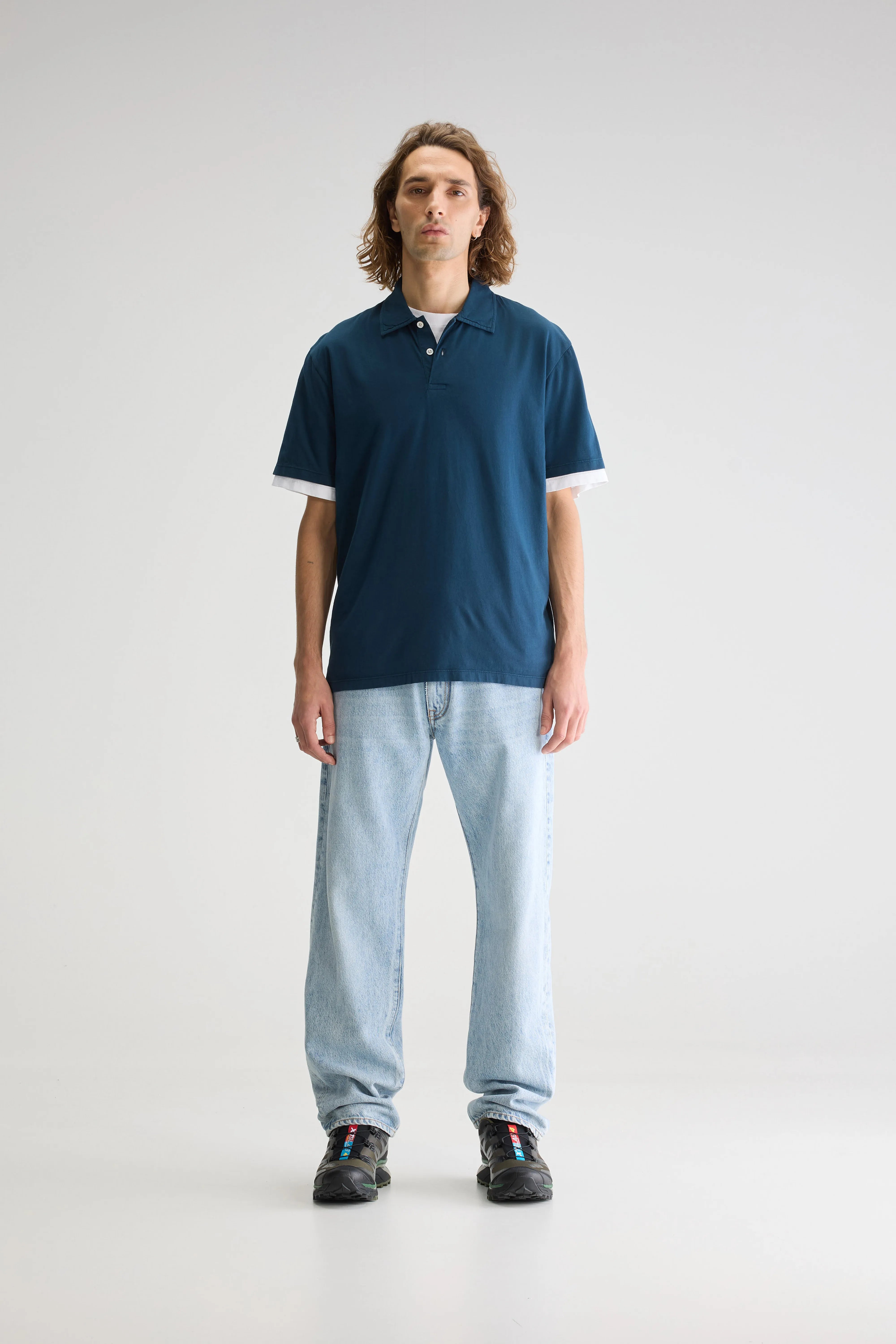 Vrado lange mouwen polo (251 / M / PETROL)