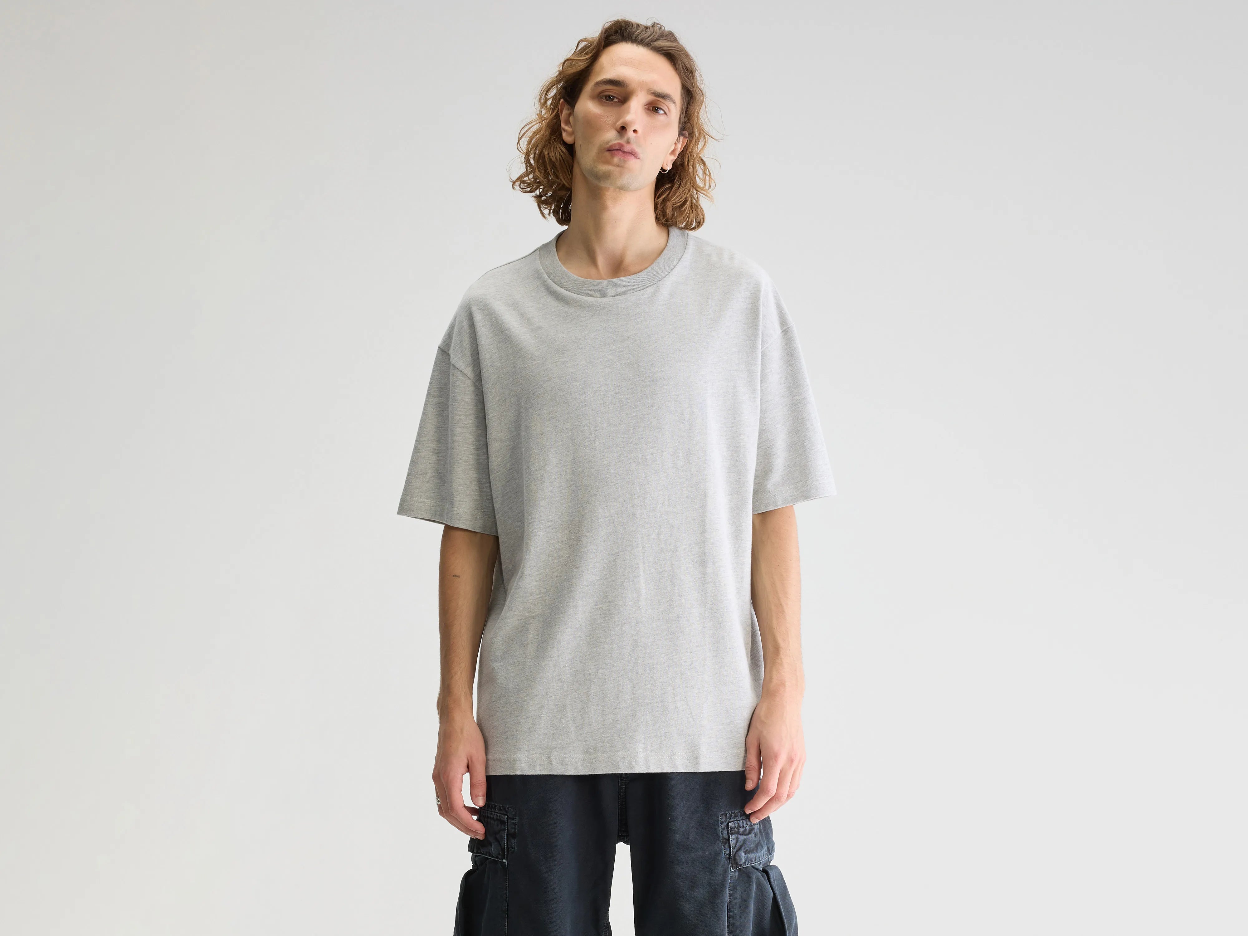 Vlugs korte mouwen t-shirt (251 / M / H. GREY)
