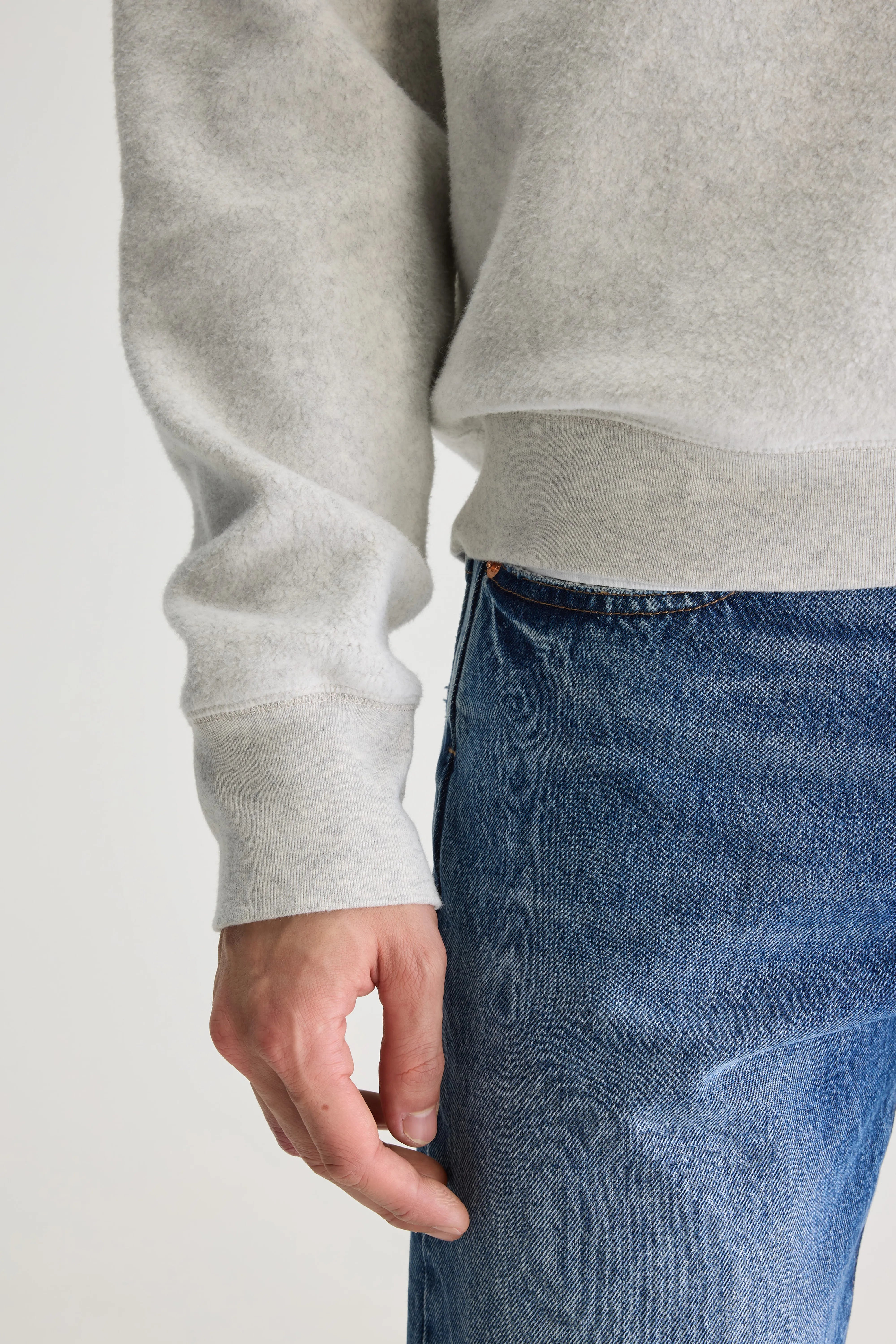 Sweatshirt col rond Matt (251 / M / OYSTER)