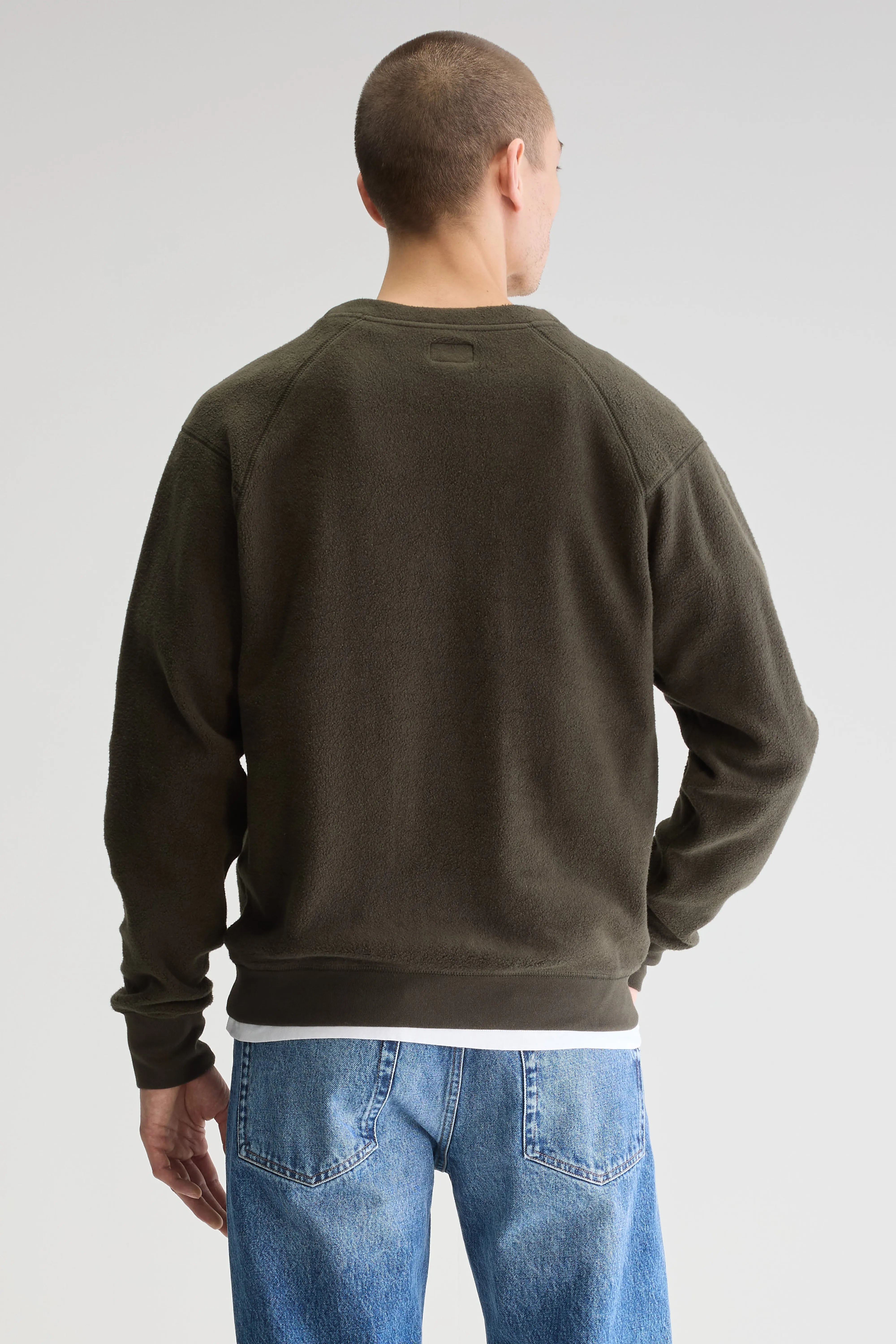 Matt sweatshirt met ronde hals (251 / M / TANK)