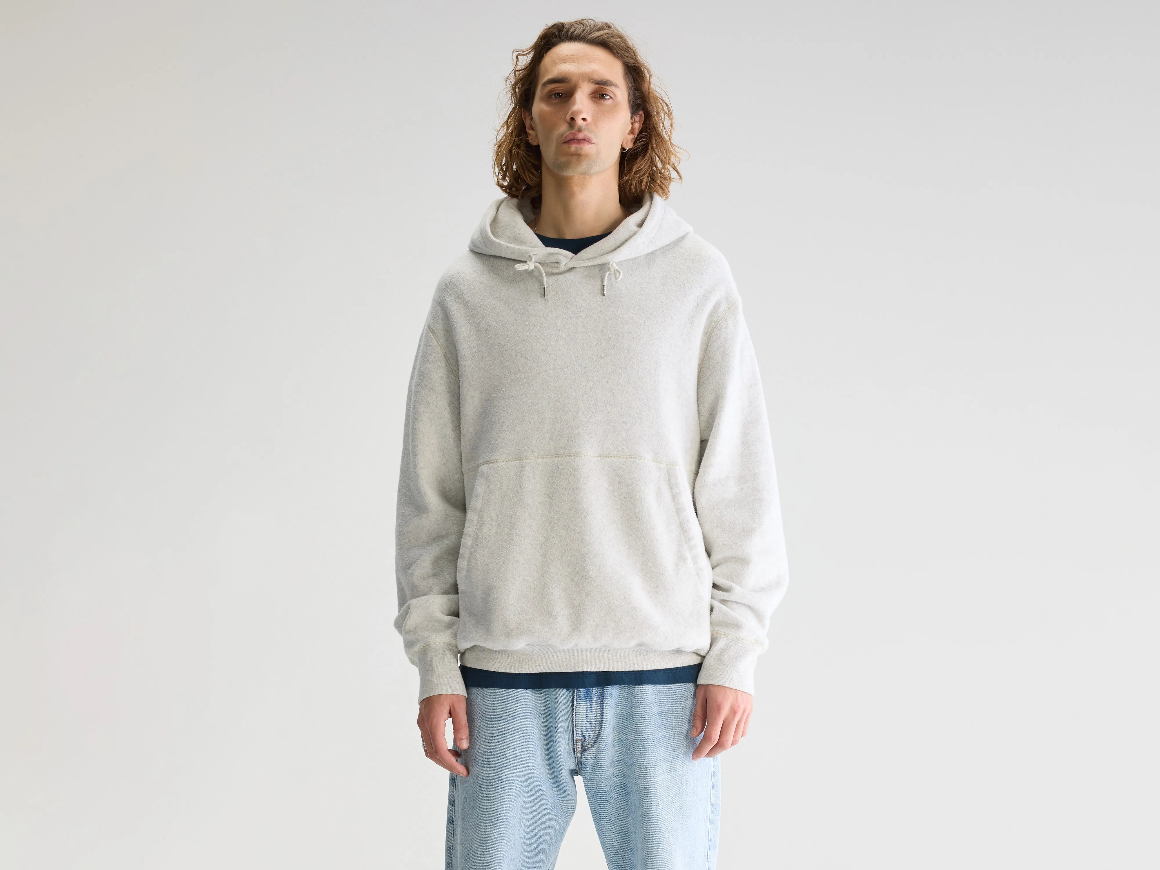 Sweatshirt à capuche décontracté Mattis (251 / M / OYSTER)