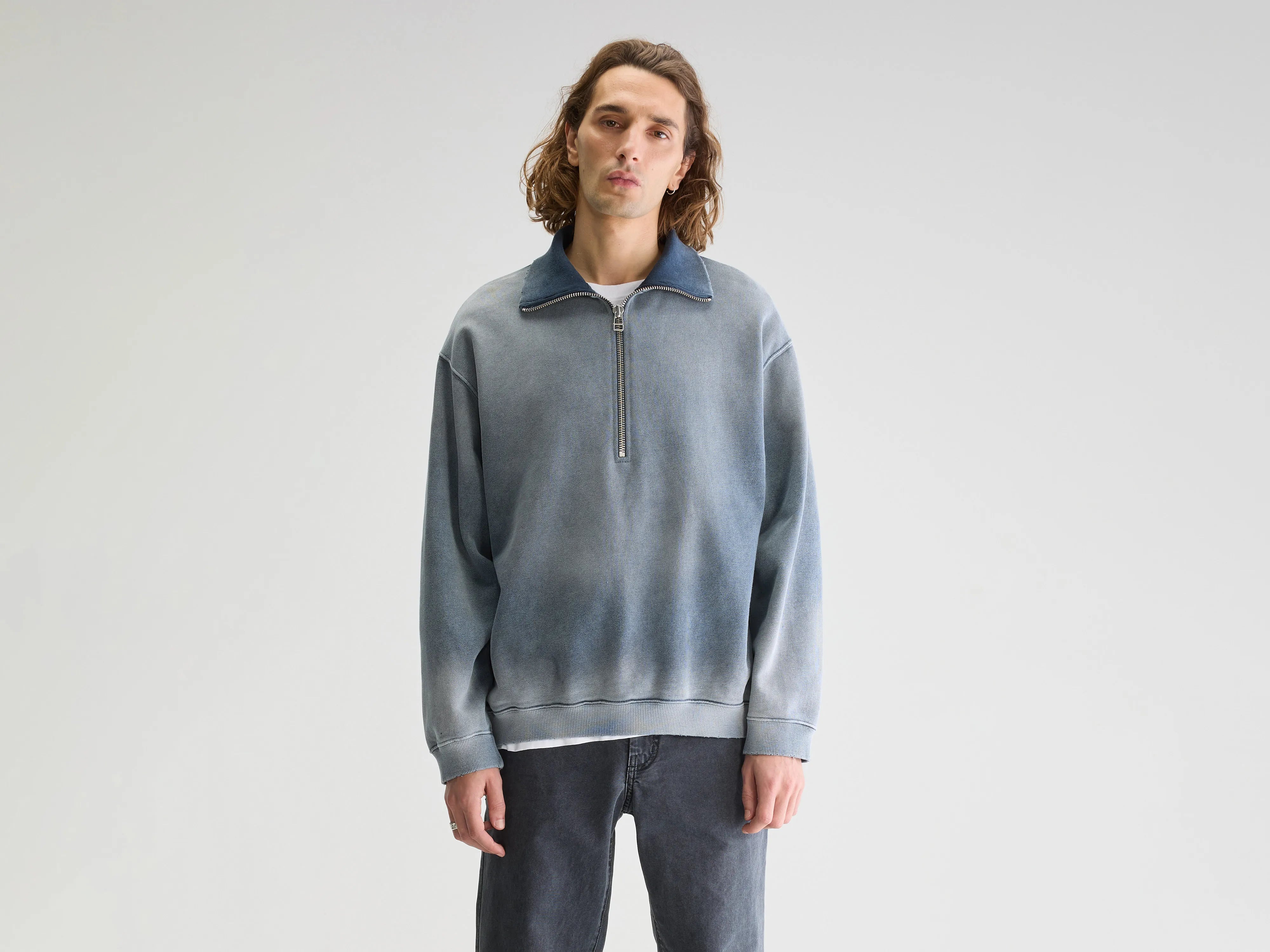 Fabro half-zip sweatshirt (251 / M / NAVY)