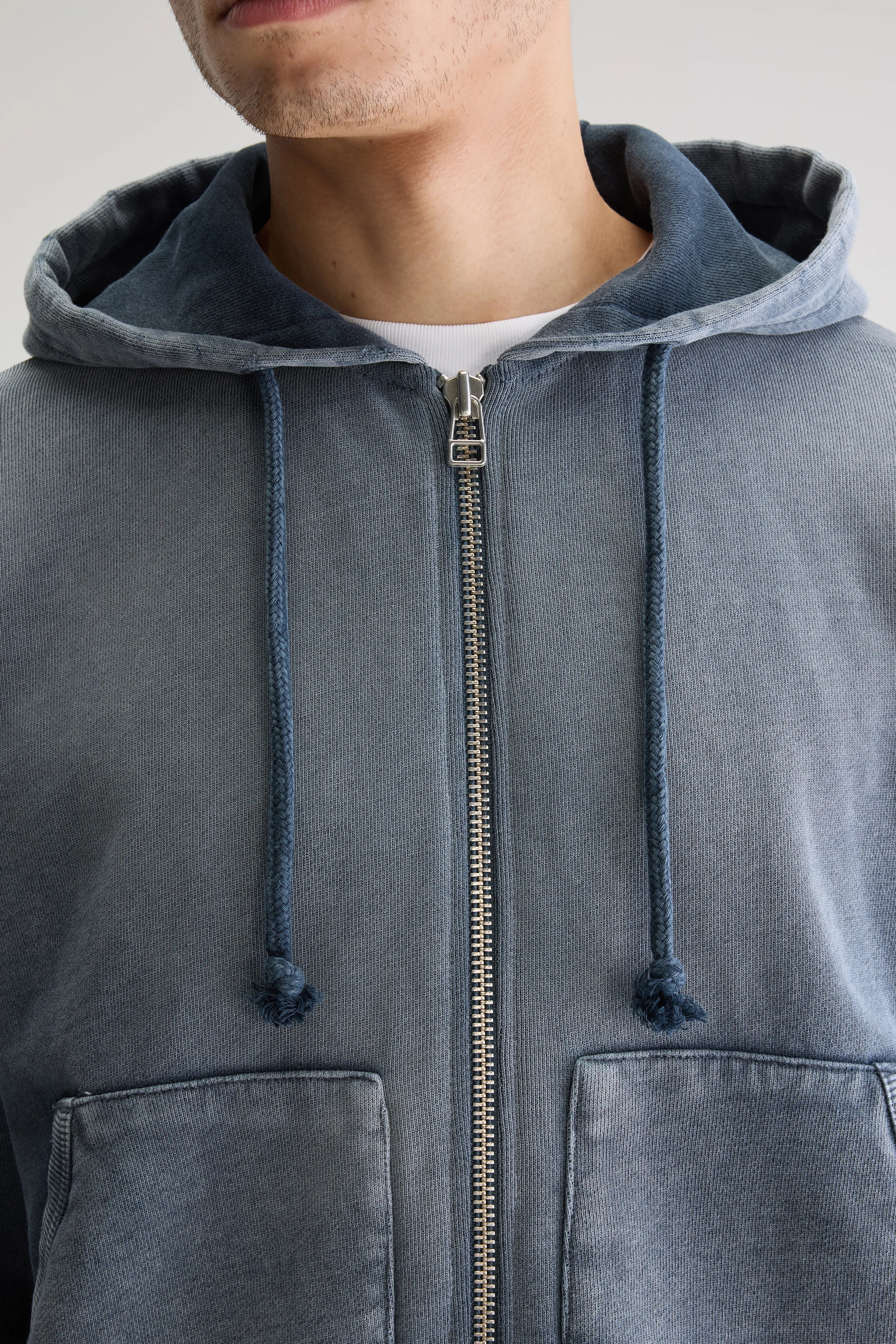 Falkon Hoodie Met Rits - Navy Voor Heren | Bellerose