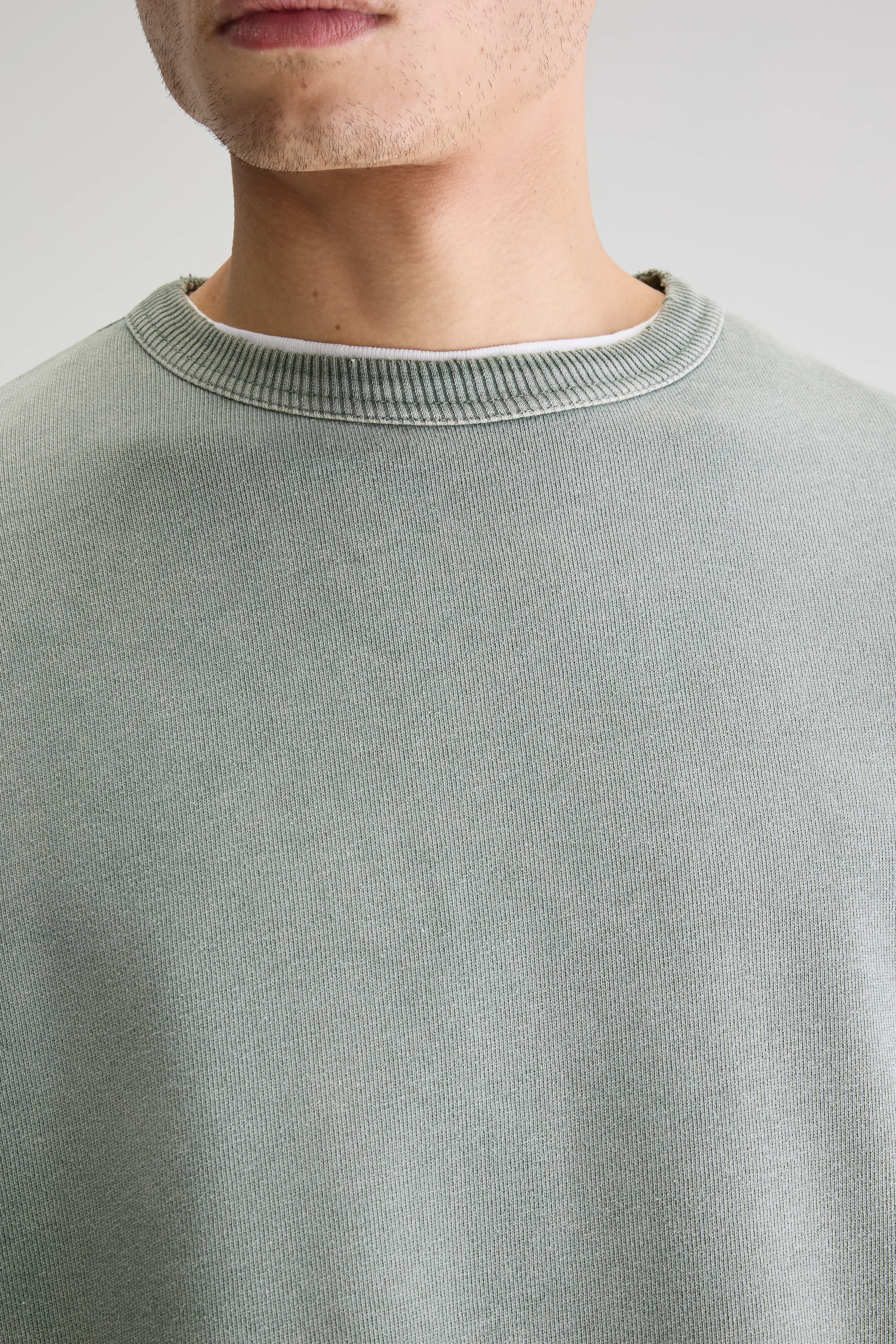 Sweatshirt Col Rond Fabien - Sage Pour Homme | Bellerose