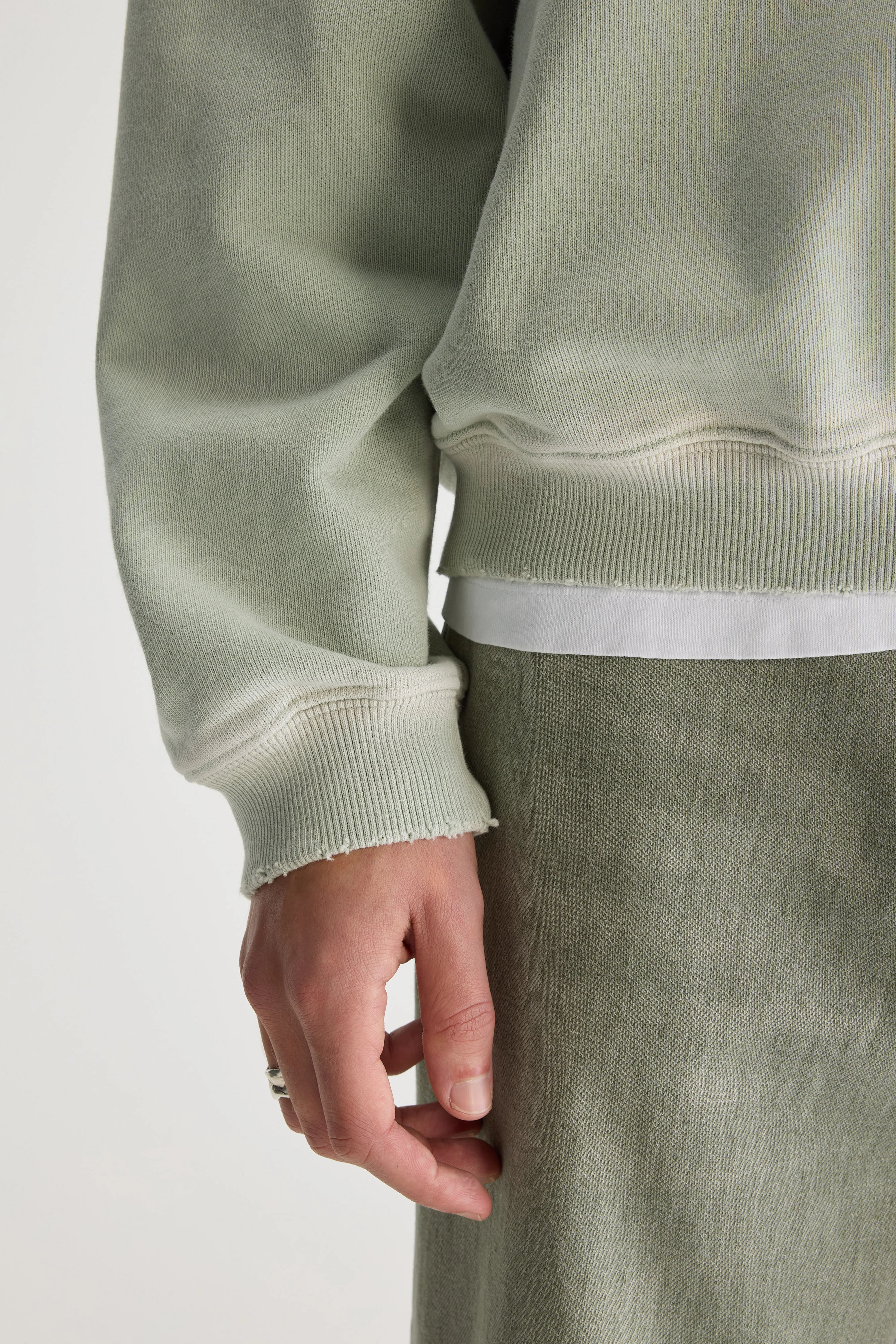 Fabien crewneck sweatshirt (251 / M / CELADON)