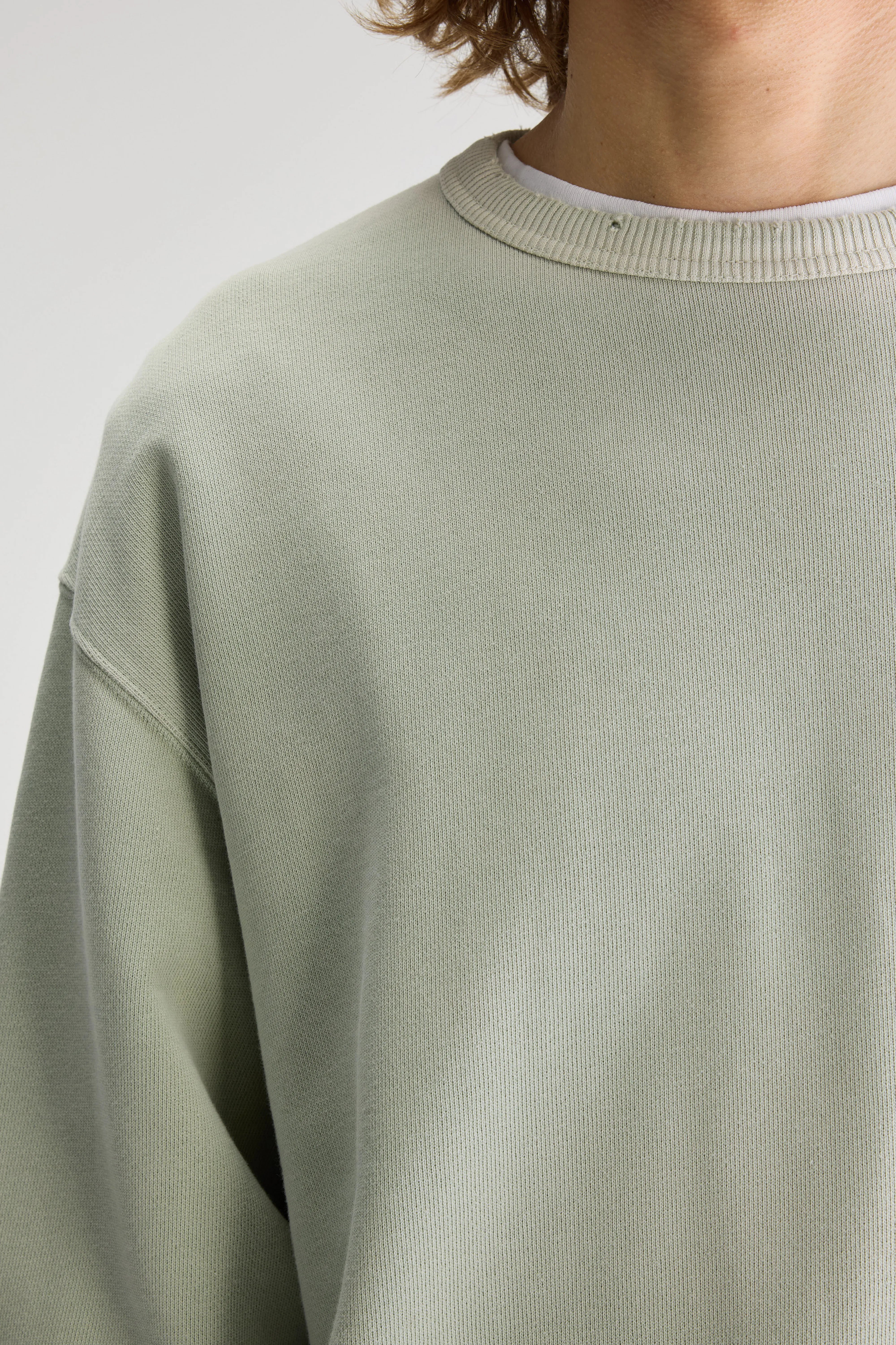 Fabien Sweatshirt Met Ronde Hals - Celadon Voor Heren | Bellerose