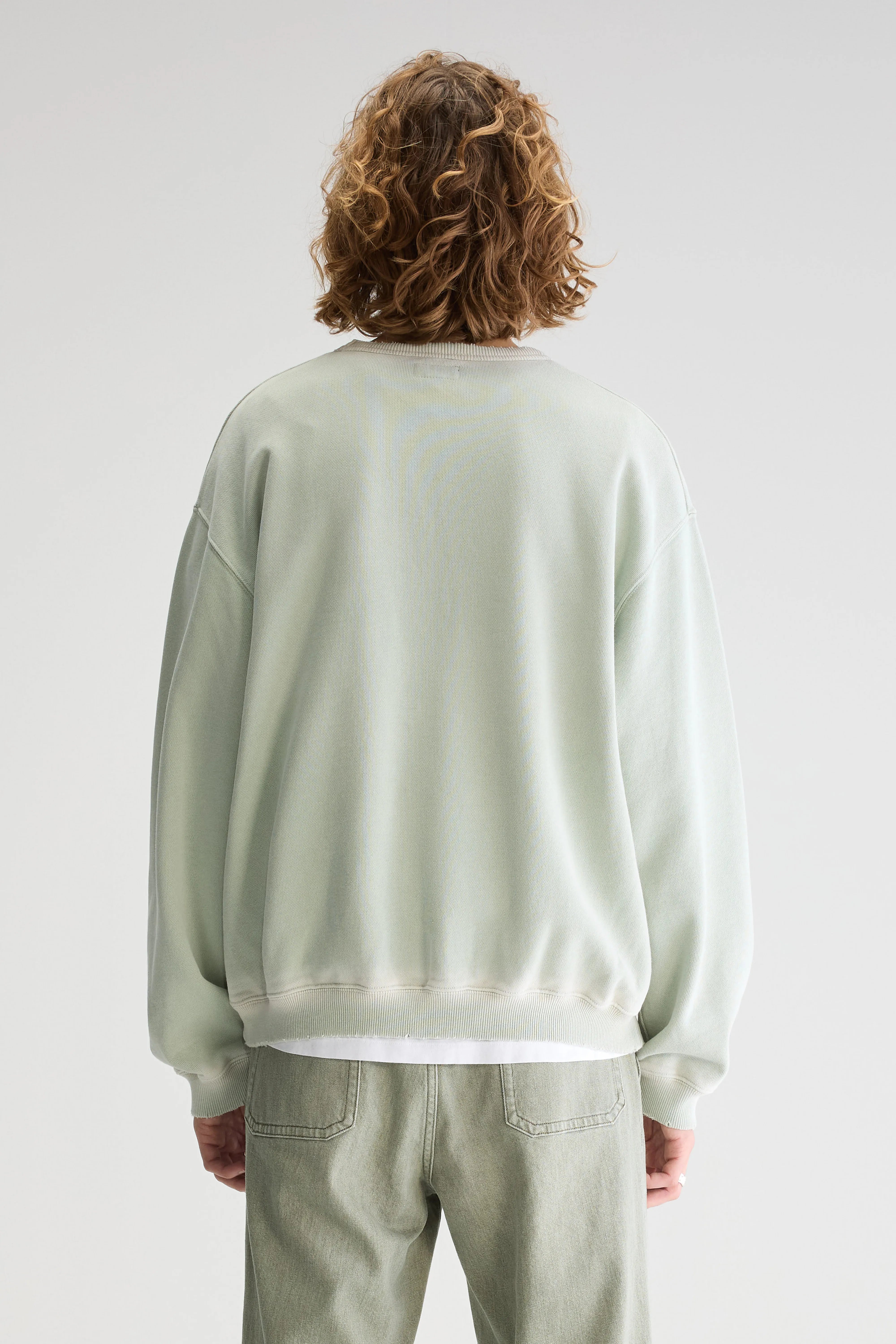 Matt sweatshirt met ronde hals (251 / M / PARKER)