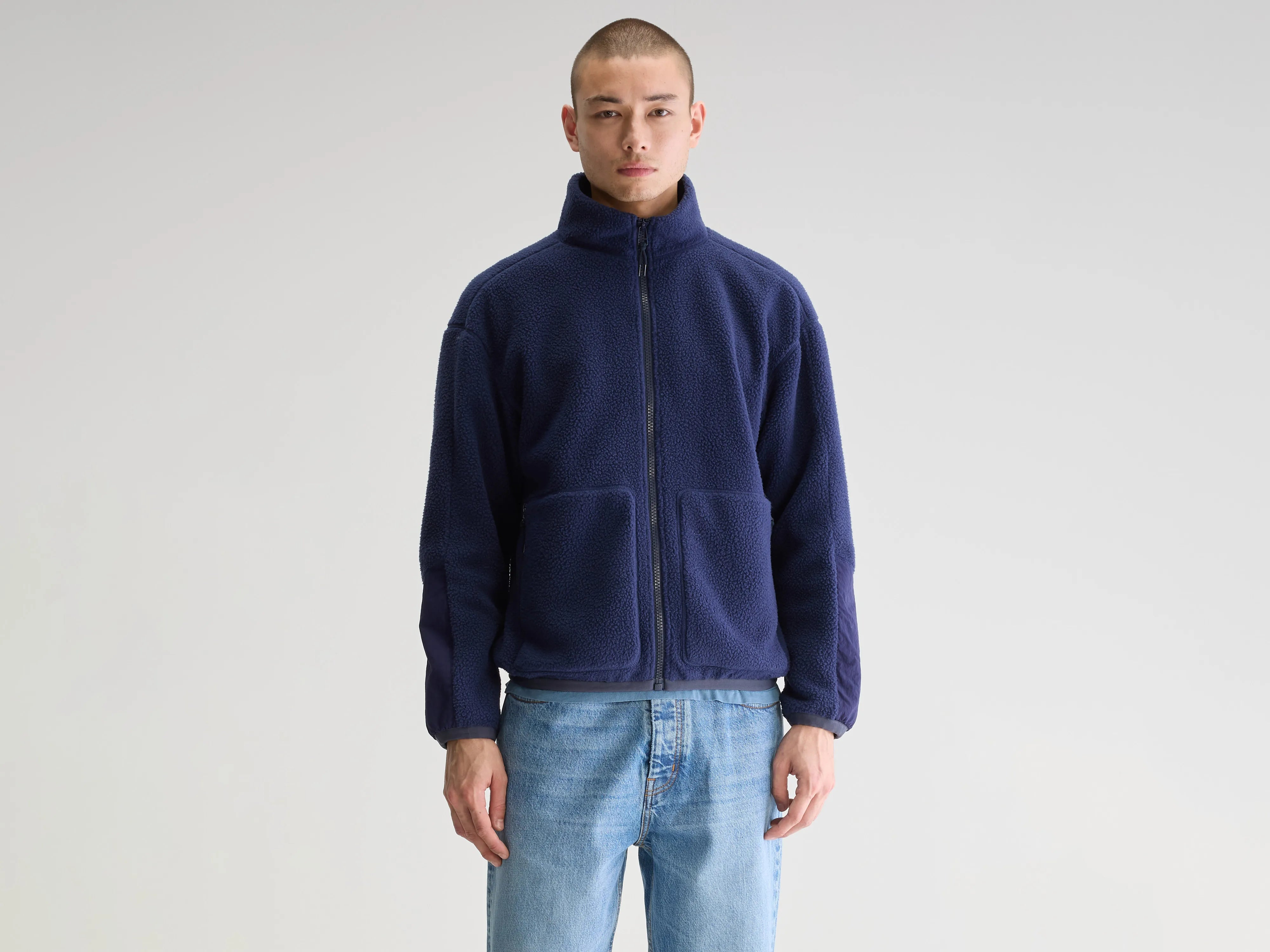 Jordel sweatshirt jas met rits (251 / M / INK)