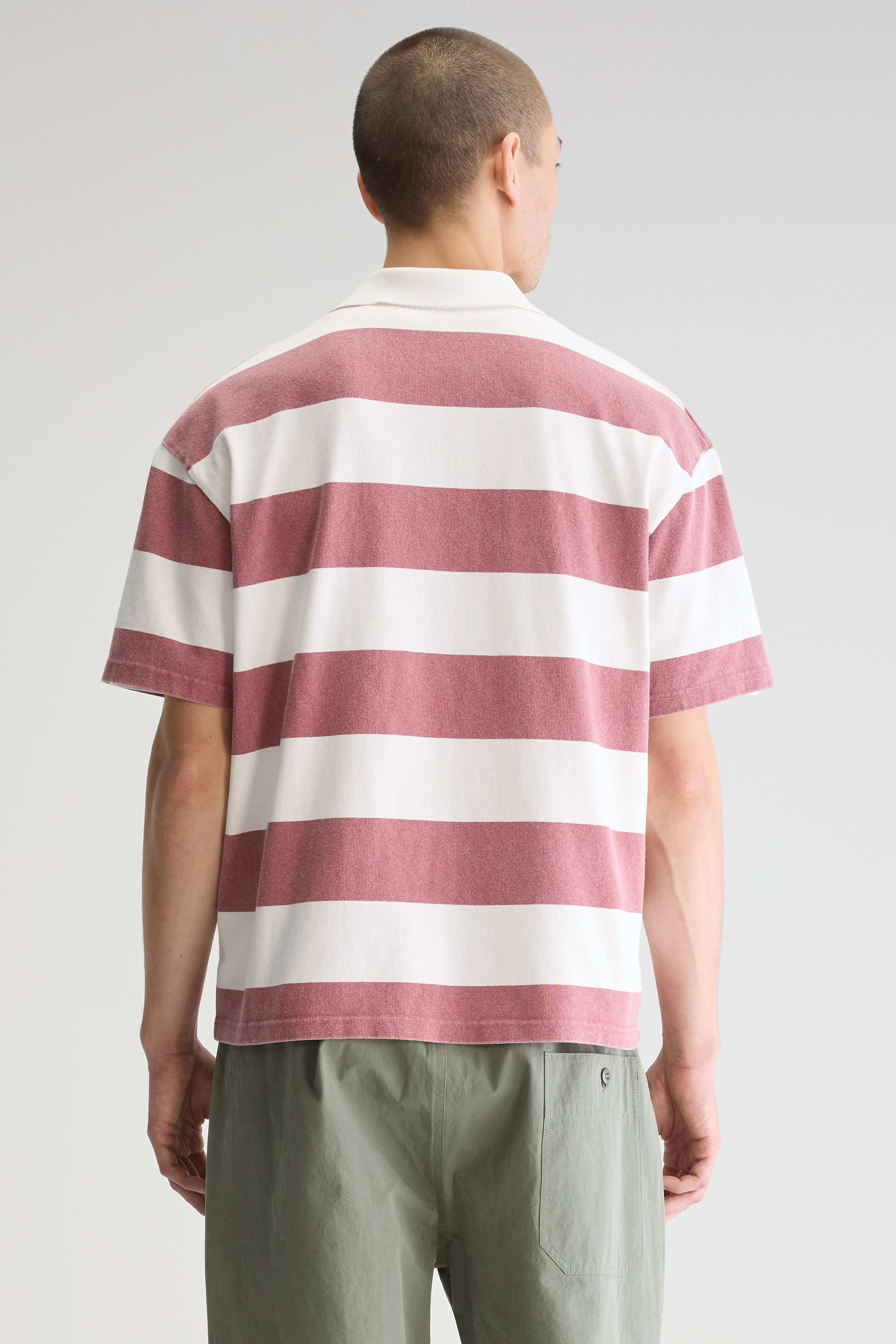 Forst Short-sleeve Polo - Lychee / Off white For Men | Bellerose